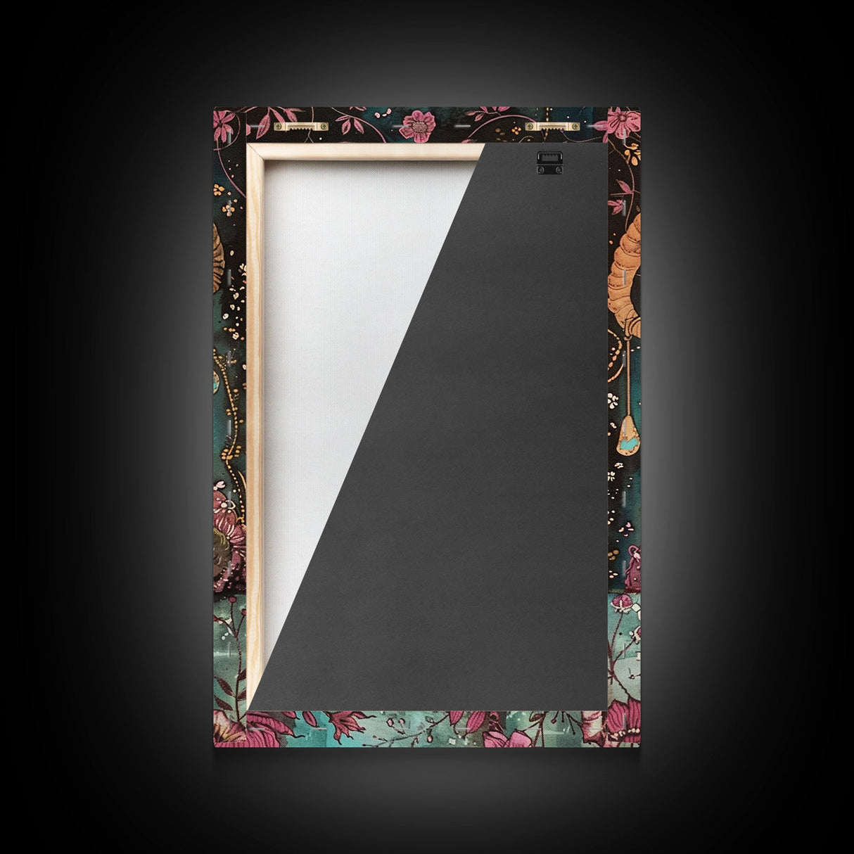 Halloween Sinister Alchemist Framed Canvas Print, Wall Art, Living Room Decor, Halloween Decoration, Spooky Art, Haunted House Art