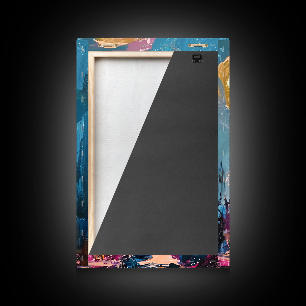 Halloween Art of a Werewolf in a Dress Eating Pizza Under the Moonlight, Perfect for Adding a Playful Touch to Spooky Decor