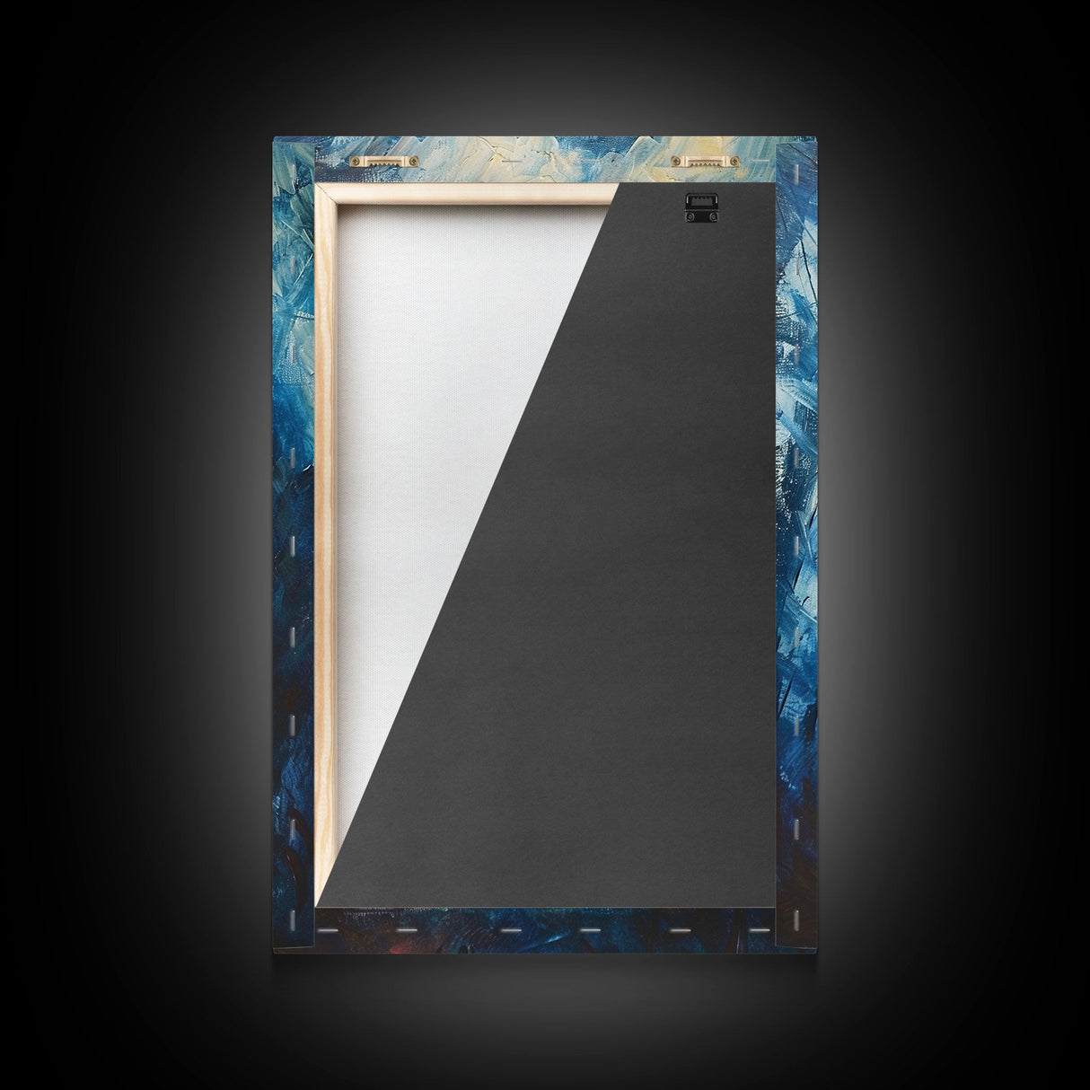 Ferocious Werewolf Growling in Forest | Halloween Wall Art | Spooky Home Decor | Creepy Werewolf Howling Painting | Framed Canvas Print