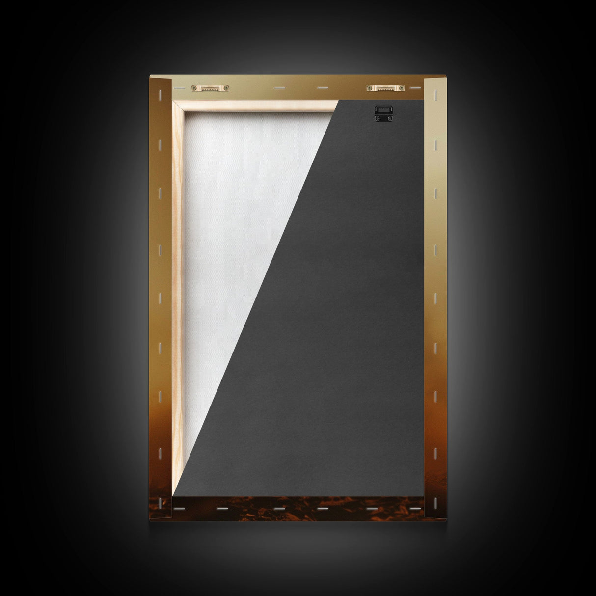 Mysterious Cowboy with Glowing Red Eyes in Desert | Halloween Wall Art | Spooky Home Decor | Creepy Cowboy Painting | Framed Canvas Print