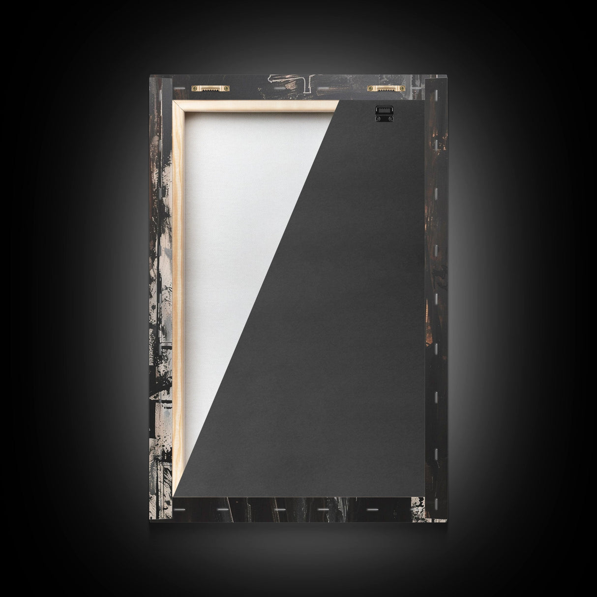 Haunted Nun with Eerie Expression, Framed Canvas Print, Gothic Halloween Art, Spooky Religious Decor, Scary Nun Painting, Gothic Home Art