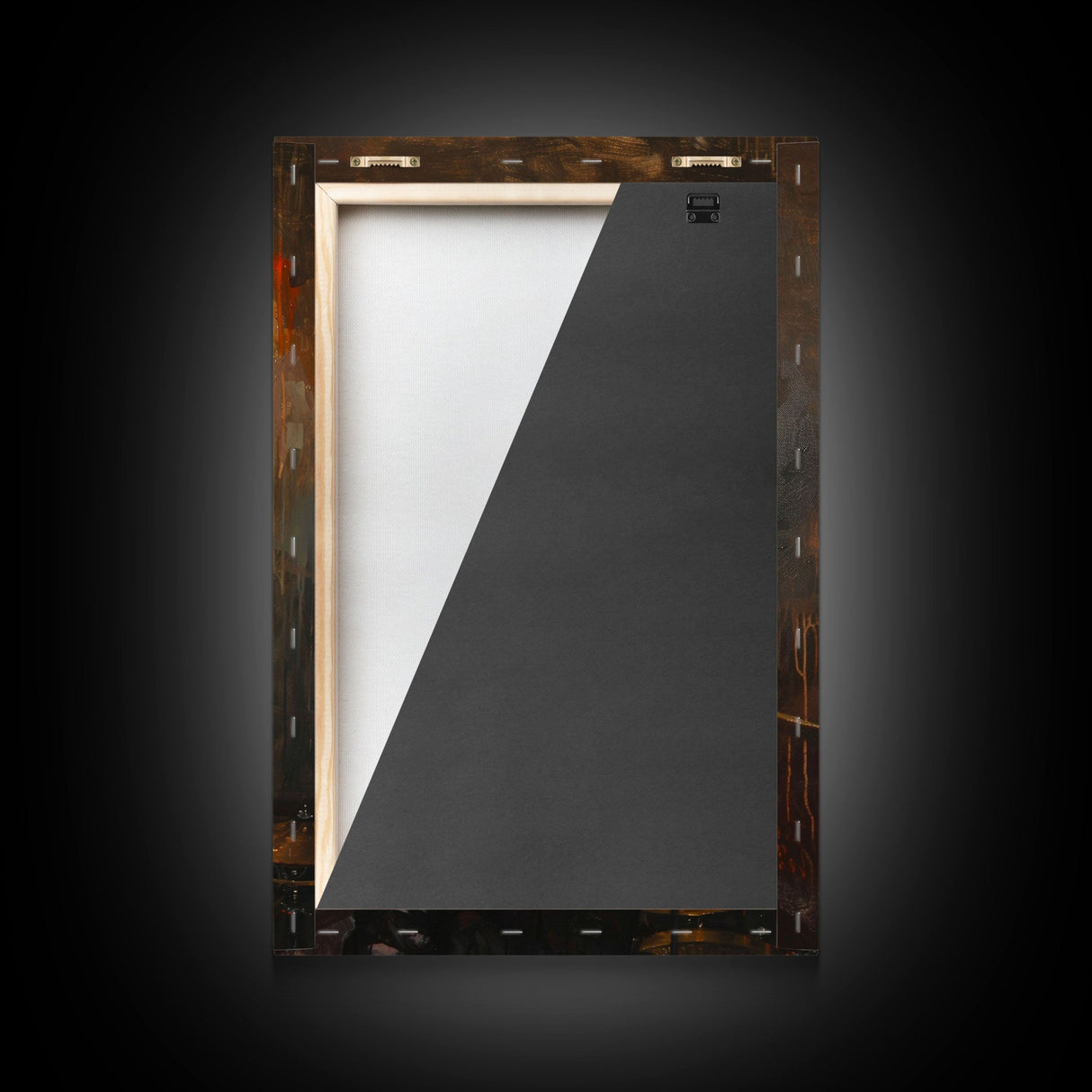 Gothic Singer with Dark Makeup - Halloween Art, Gothic Art, Spooky Decor Haunted Concert Dark Music Art, Eerie Portrait, Framed Canvas Print