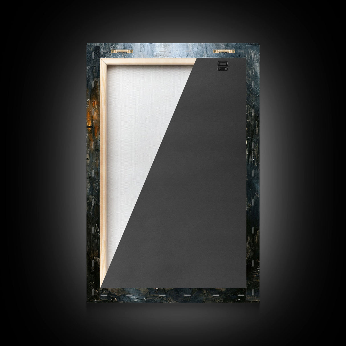 Misty Alley Canvas Print - Halloween Art, Spooky Home Decor, Dark Alley Wall Art, Ghost Art, Halloween Decor, Framed Canvas Print Creepy Art