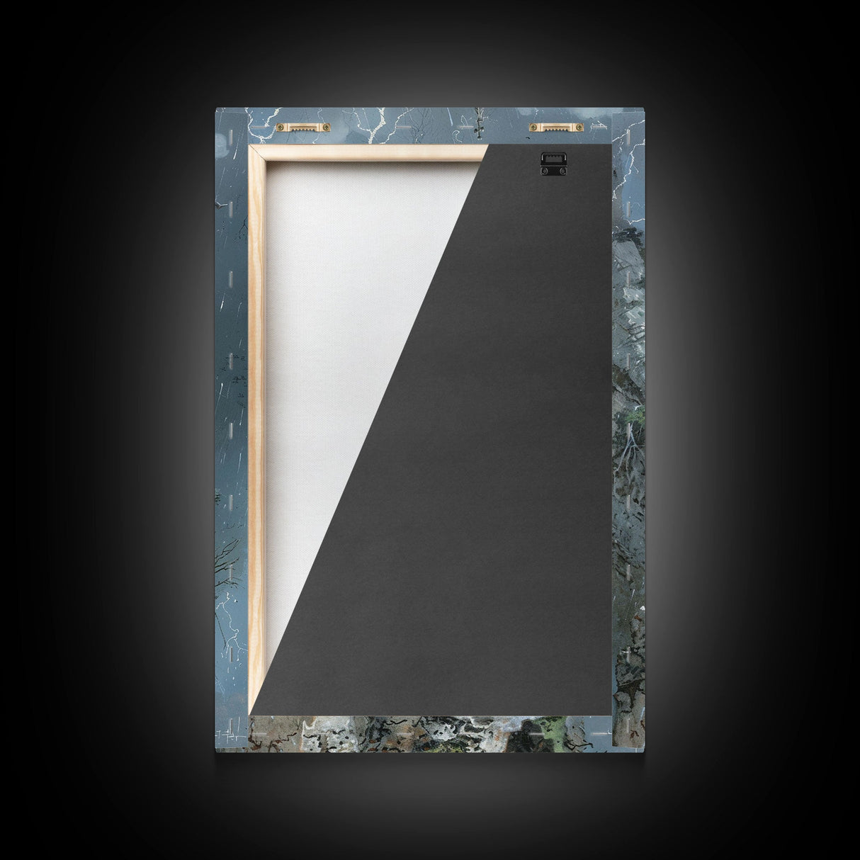 Ghostly Forest Path, Halloween Art, Spooky Wall Decor, Framed Canvas Print, Creepy Art, Halloween Wall Decor, Seasonal Wall Art