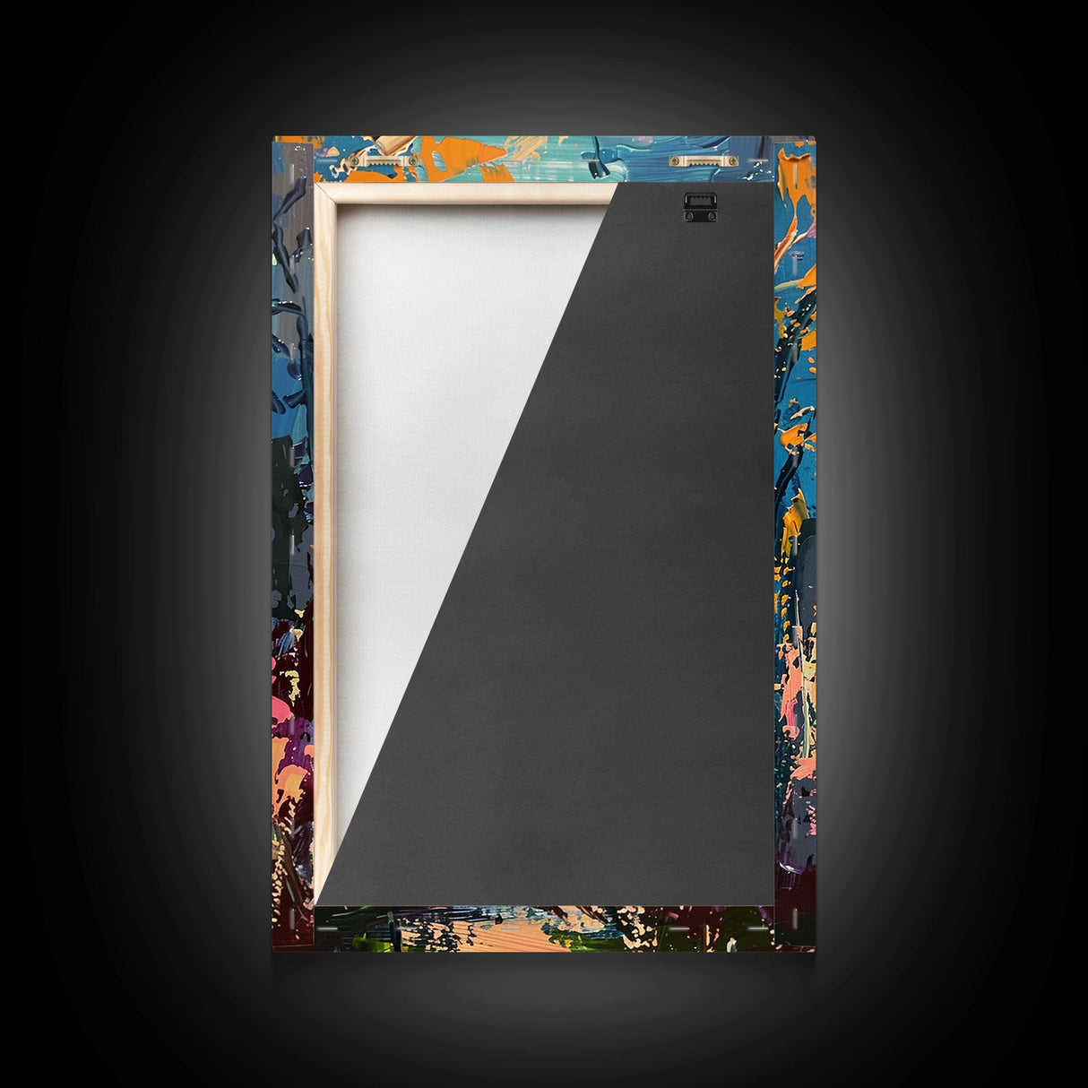 Enchanted Path Framed Canvas Print, Halloween Art, Spooky Garden, Haunted Walkway, Fall Decor Gothic Decor, Ghostly Archway, Eerie Landscape