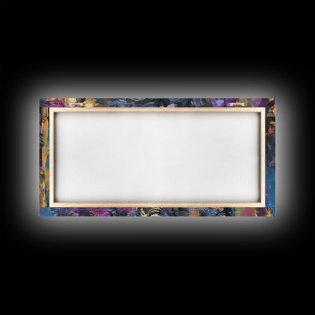 Halloween Art, Skeleton Having an Ice Cream Cone, Framed Canvas Print, Halloween Decor