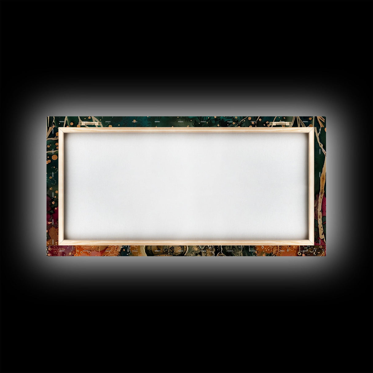 The Witch's Cauldron, Framed Canvas Print, Halloween Decor, Spooky Vibes Dark Academia Wall Art