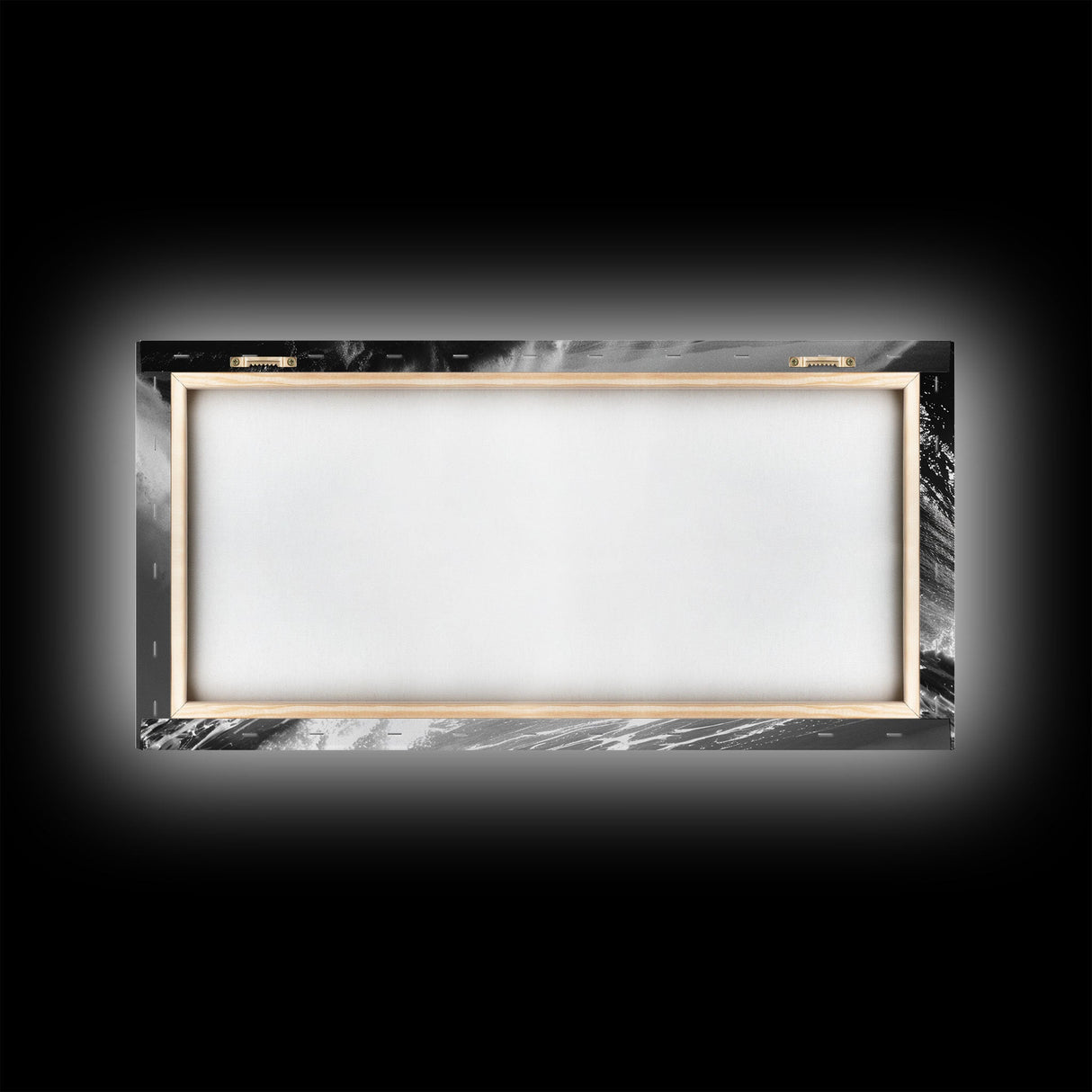 Pirate Surf - Framed Canvas Print - Black & White Photography Style Wall Art - Skull and Cross Bones Wall Art - Manly Decor - Mancave