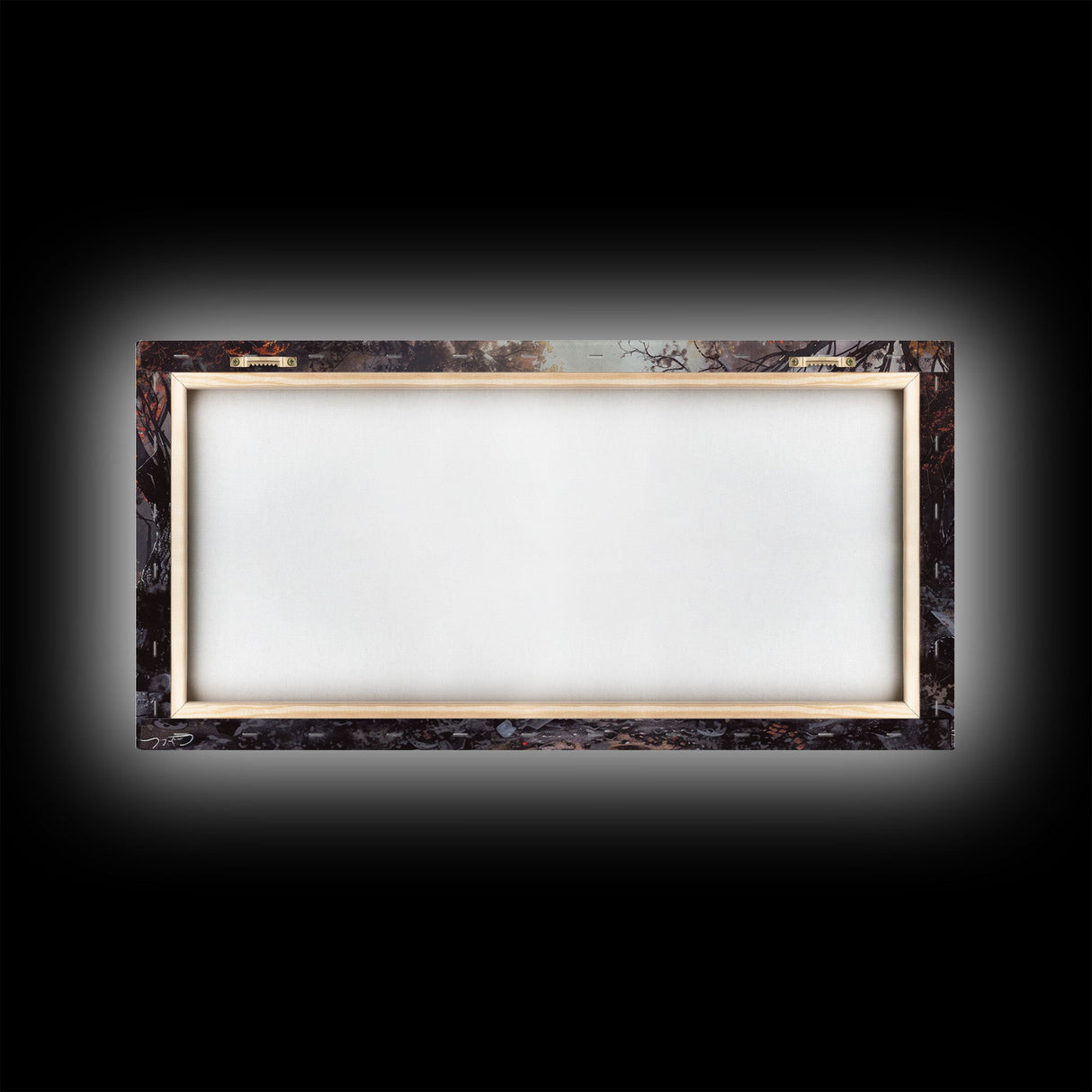 Haunted Cemetery Halloween Prop Framed Canvas Print | Spooky Season | Spooky Wall Art | Halloween Decor | Creepy Art Prints