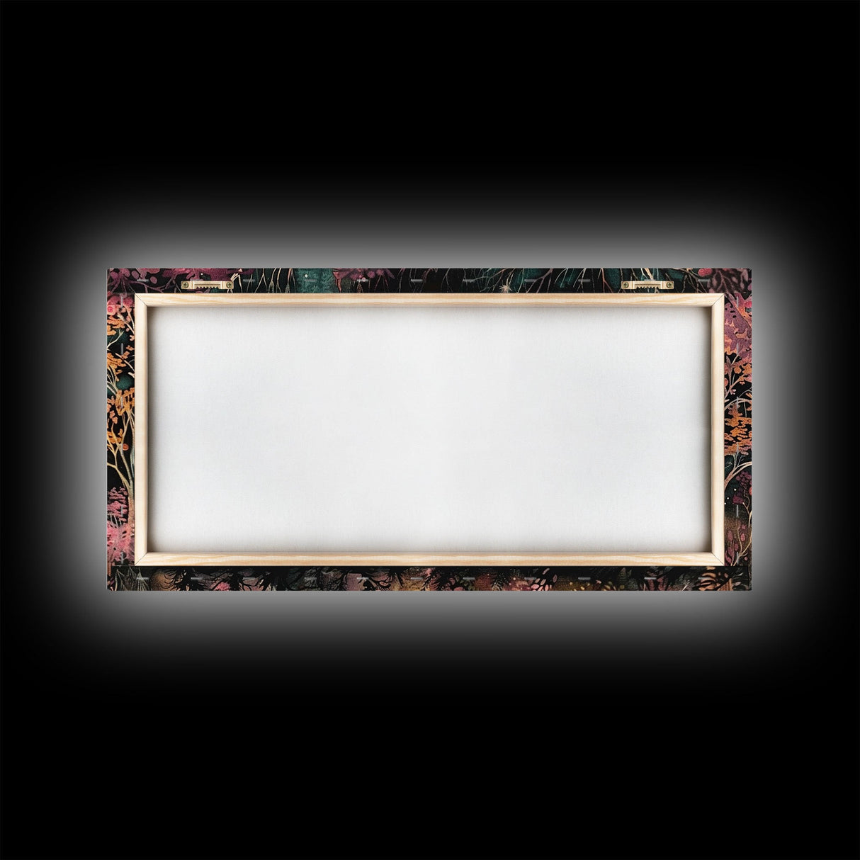 Spooky Ghosts in The Trees | Framed Canvas Print | Spooky Season | Creepy Art | Dark Academia | Halloween Products | Halloween Prop