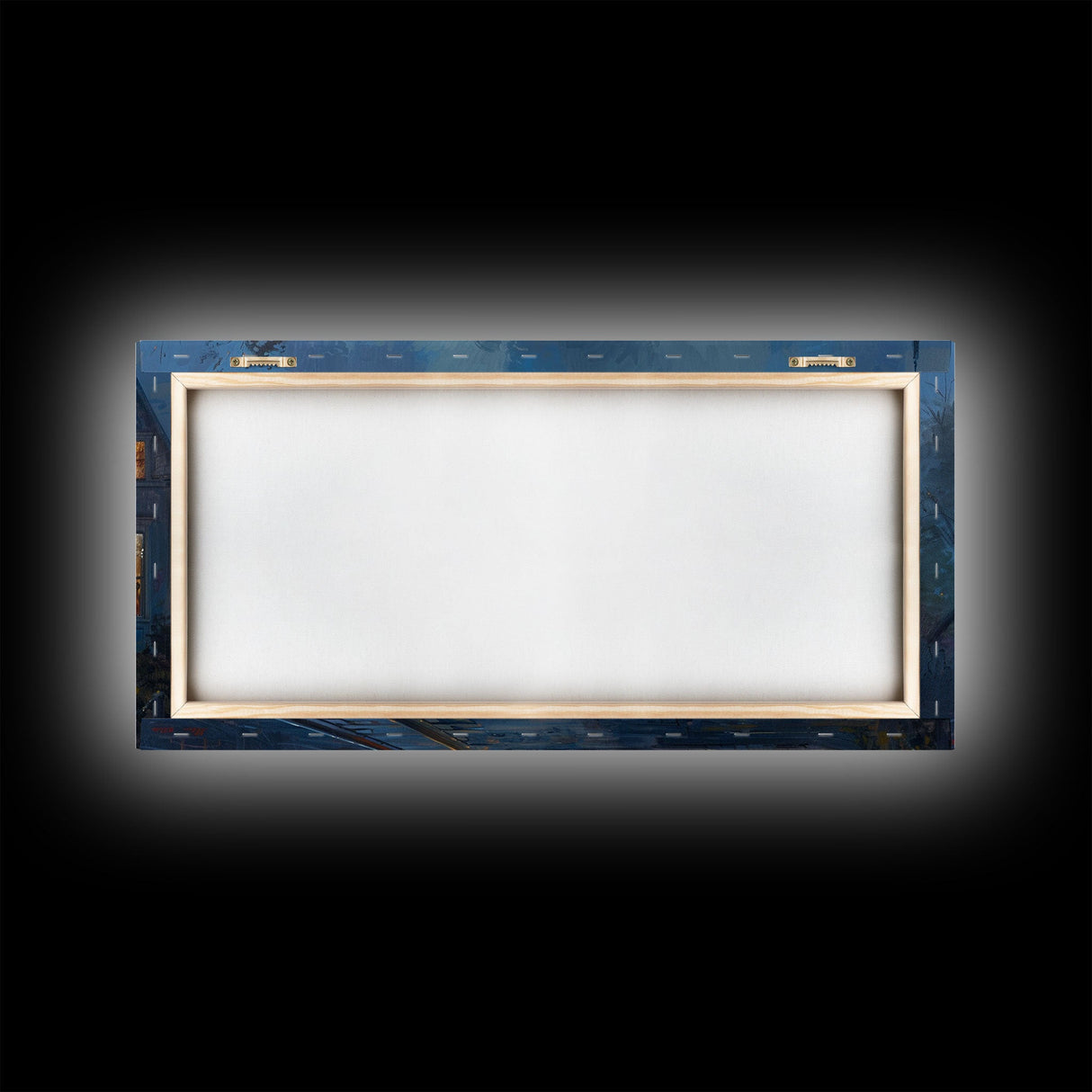 Haunted Steam Train, Spooky Wall Art, Framed Canvas Print, Unique Halloween Wall Art Gift Idea, Halloween Props