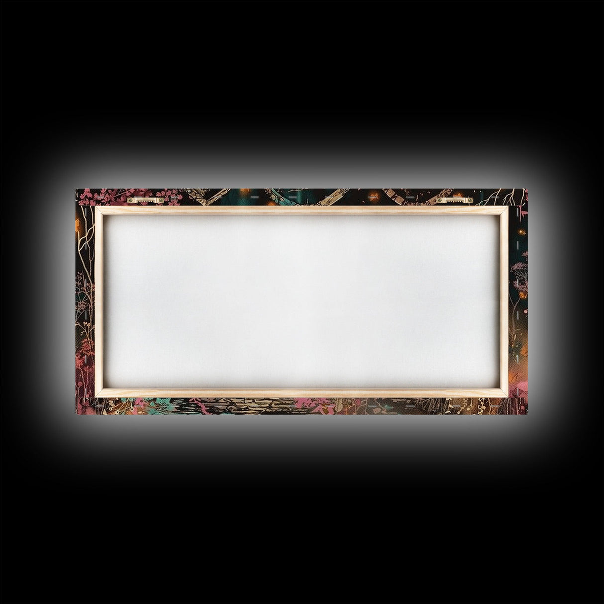 The Witch's Library Framed Canvas Print - Spooky Season Wall Art - Spooky Season - Spooky Decor - Halloween Wall Art