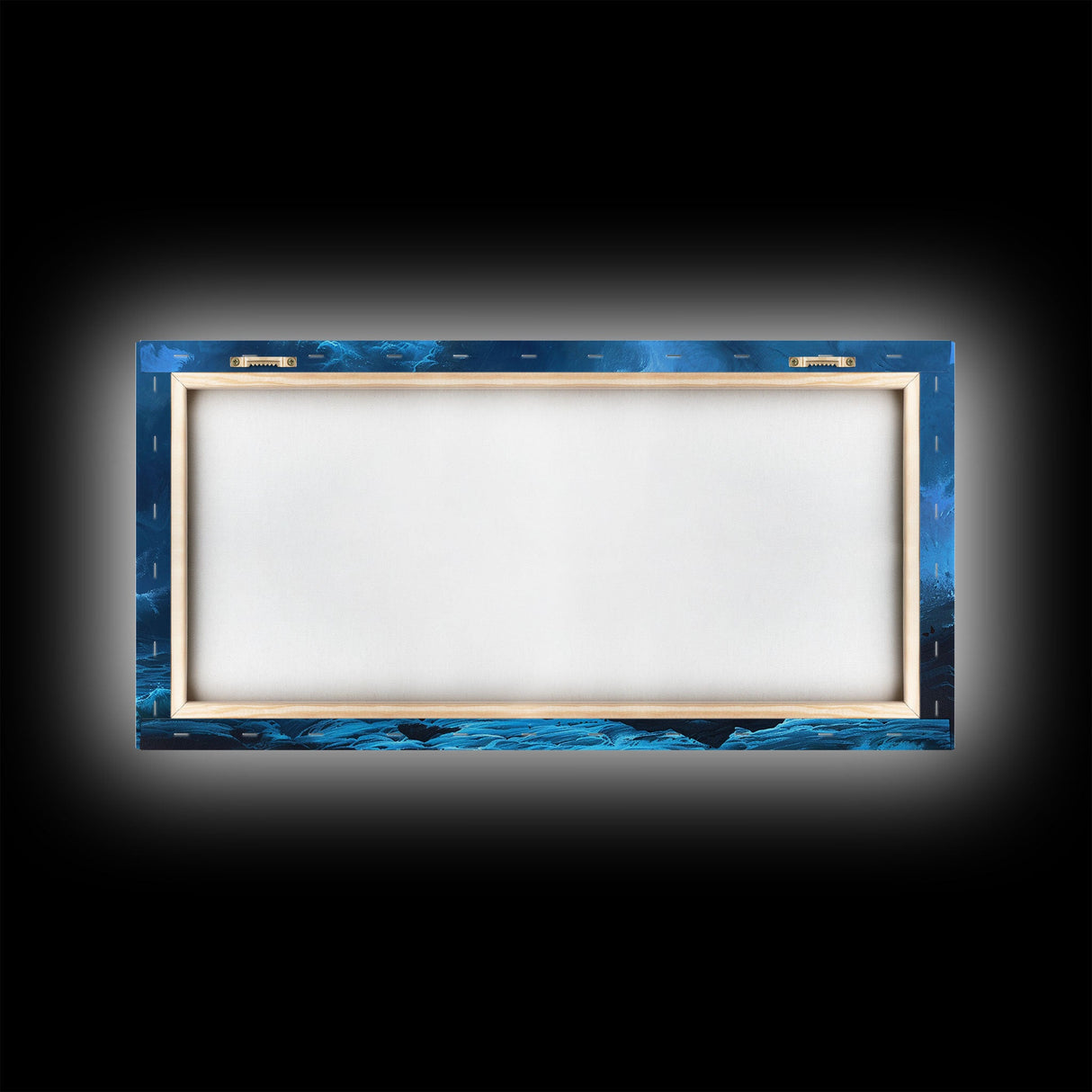 Lighthouse and the Storm, Framed Canvas Print, Unique Halloween Wall Art, Nautical Decor