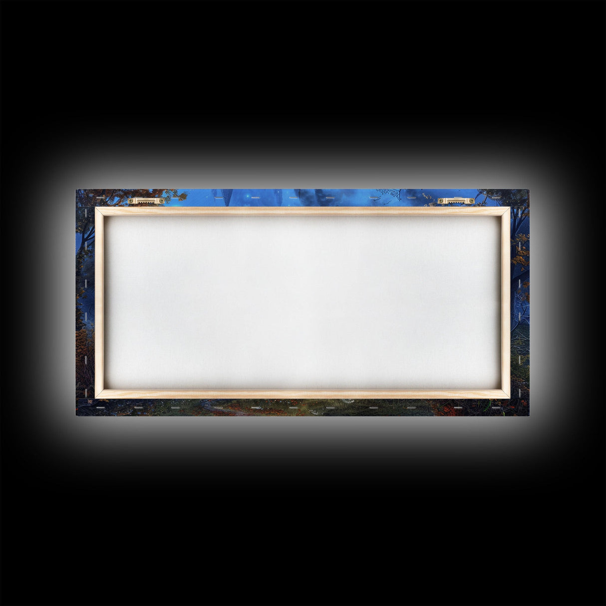 Dark Academia Victorian Mansion Framed Canvas Print, Victorian Oil Painting, Spooky Vibes Halloween Wall Art