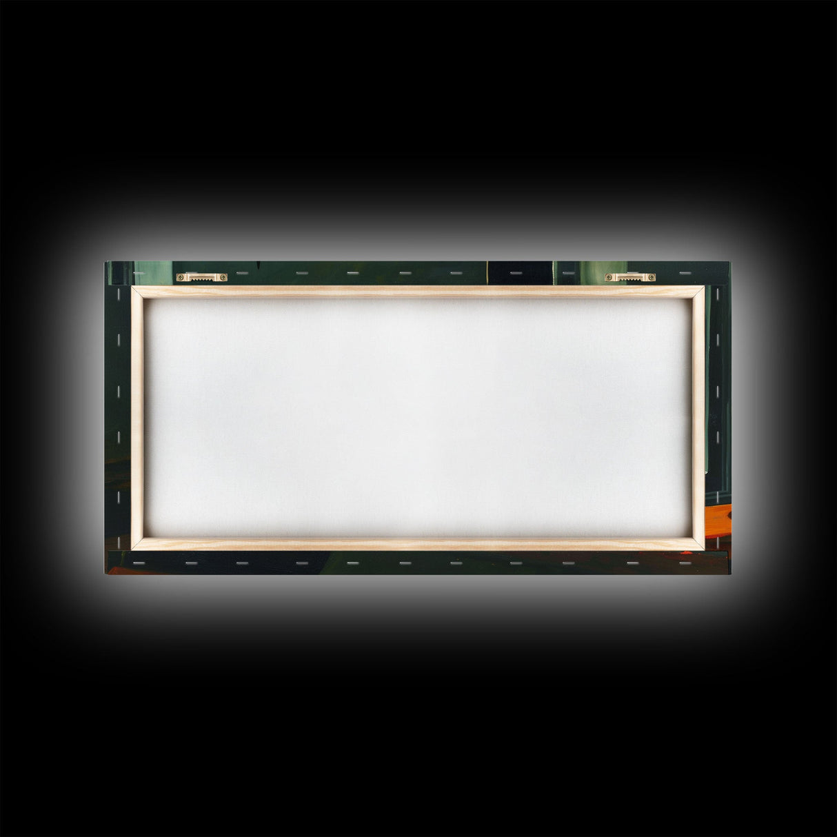 Sad Old Witch Having Some Pancakes, Funny Halloween Art, Framed Canvas Print, Liminal Art