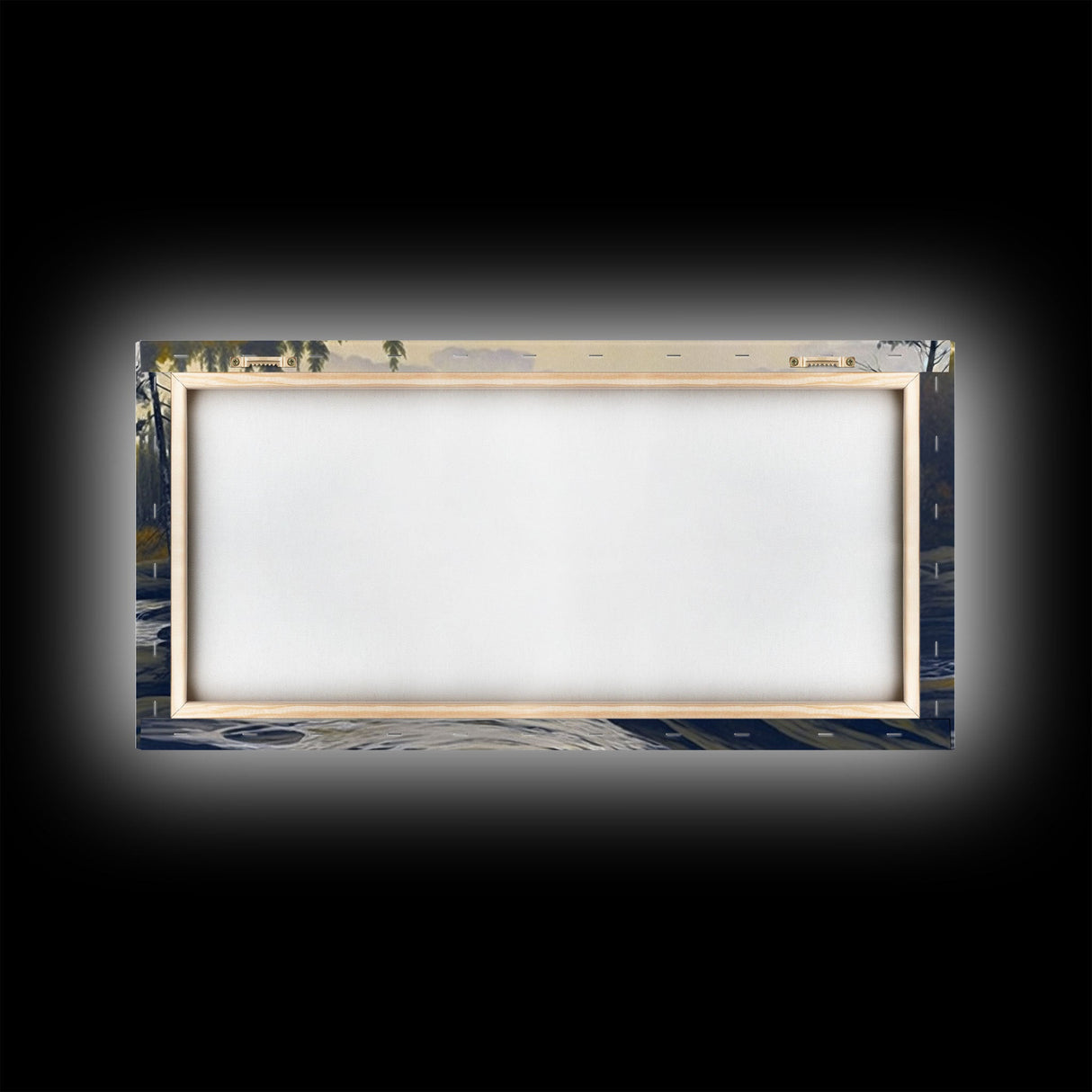 Landscape wall art, Vintage art, Antique landscape painting, Landscape print, Vintage Style Art, Panoramic art, Calm valley, Farm artwork