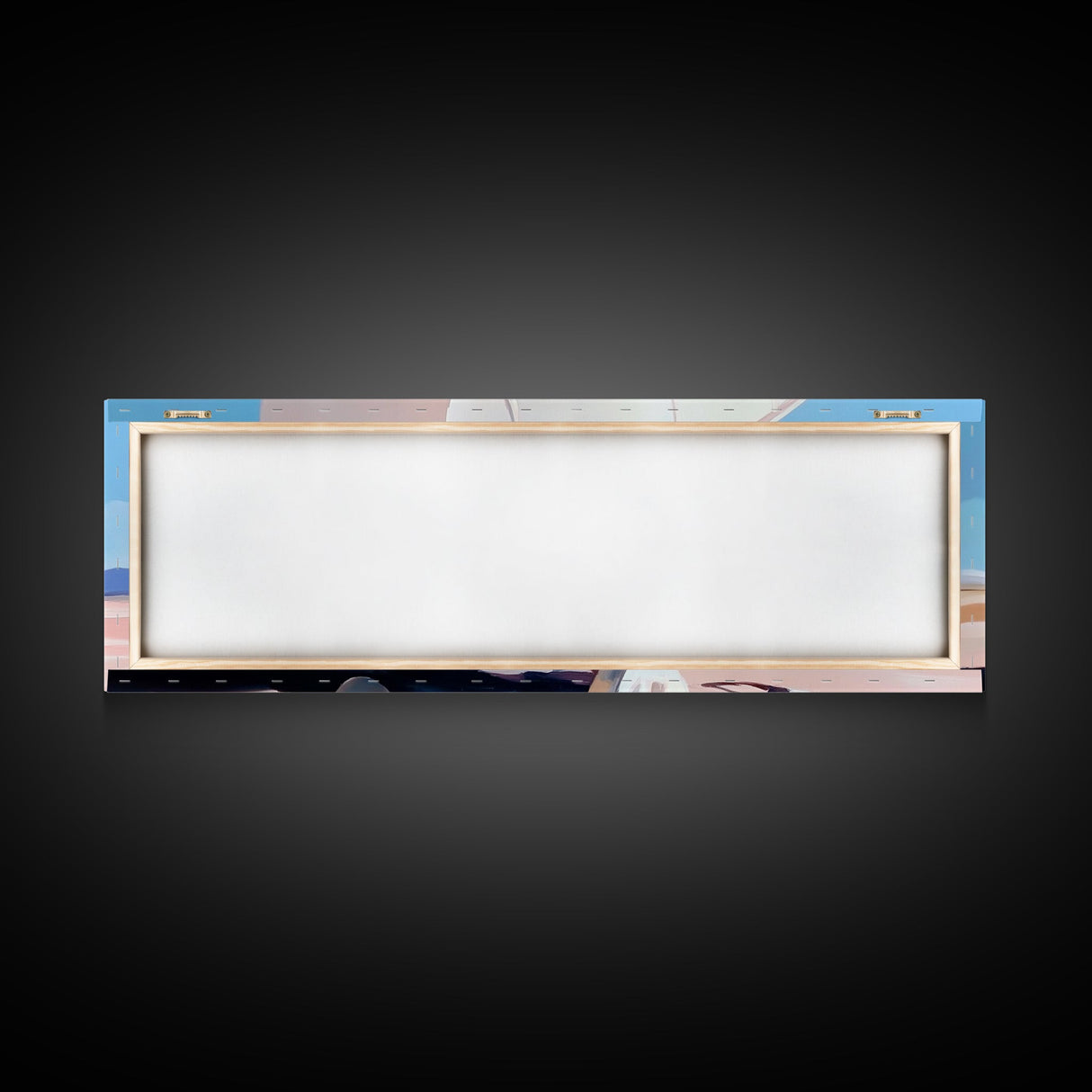 White Wagon, western painting, rustic art, farmhouse wall art, above couch art, cowboy decor, panoramic painting, canvas print, extra wide art