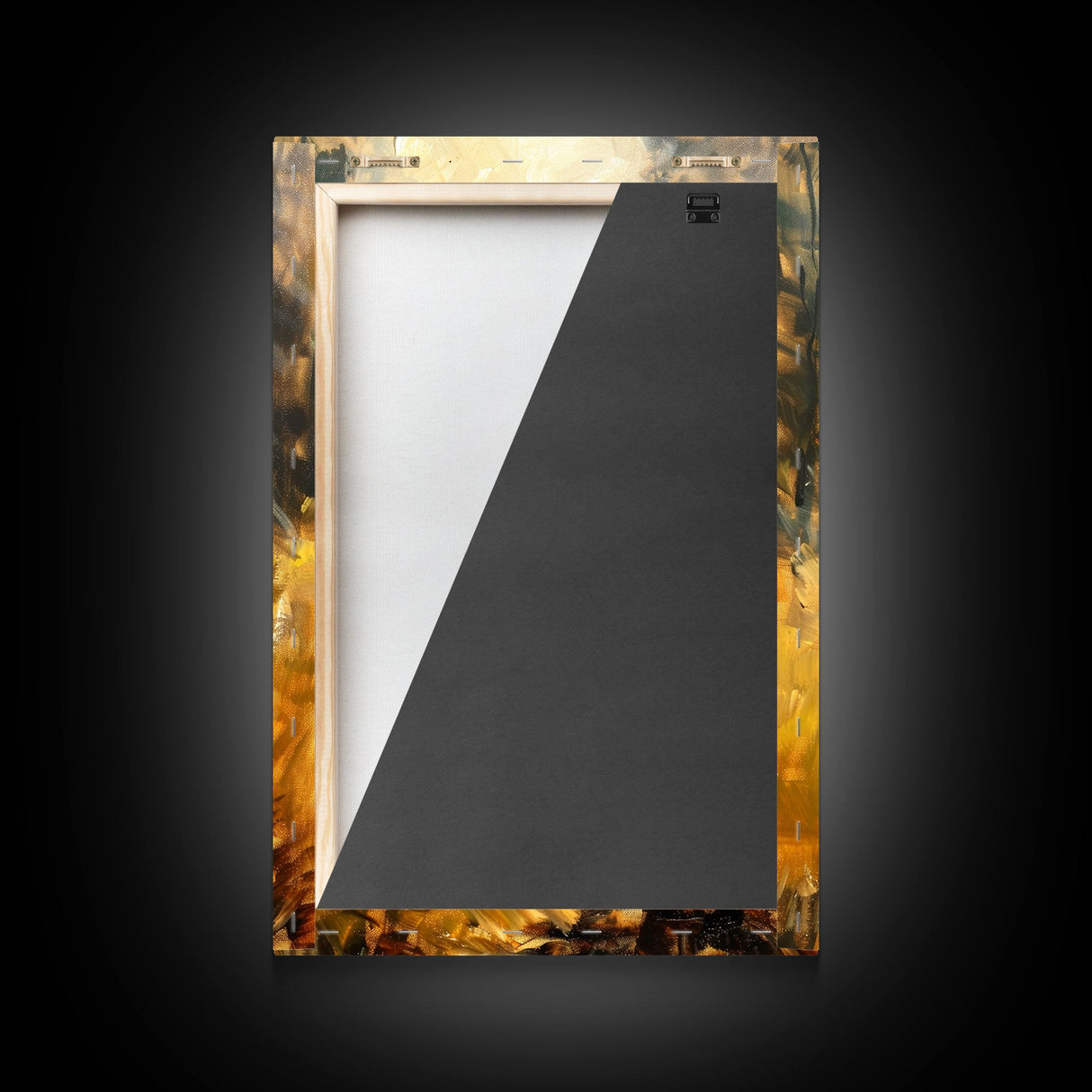 Cowboy Riding Horse into the Distance - Framed Canvas Print, Western Art, Rustic Decor, Living Room Wall Art, Cowboy Themed Art