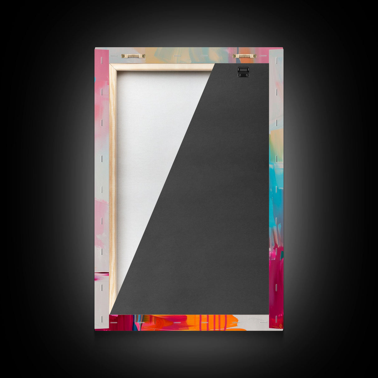 Brightly Painted Oil Lamp - Framed Canvas Print, Vibrant Western Art, Rustic Lamp Wall Art for Living Room Decor