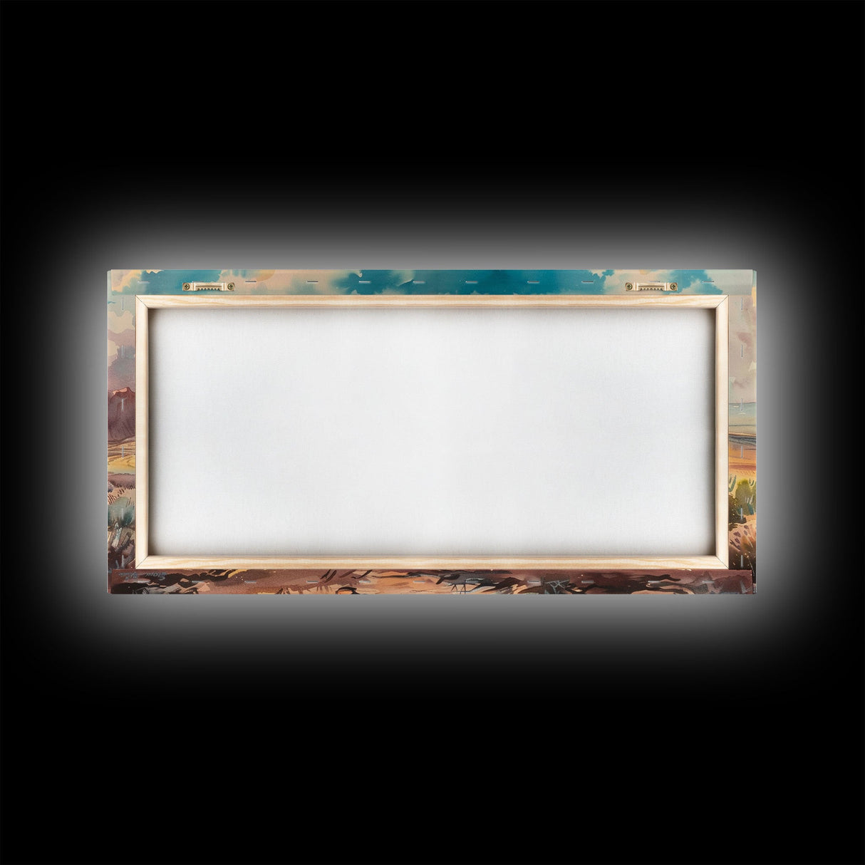 Cowboy Comforting Horse in Open Plains, Farmhouse Western Decor, Framed Canvas Print, Country Living Art, Rustic Wall Art for Home