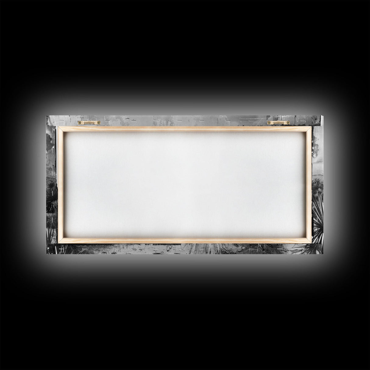 Desolate Desert with Joshua Trees, Framed Canvas Print for Living Room Decor, Ideal for Bedroom Wall Art, Rustic Western Scene