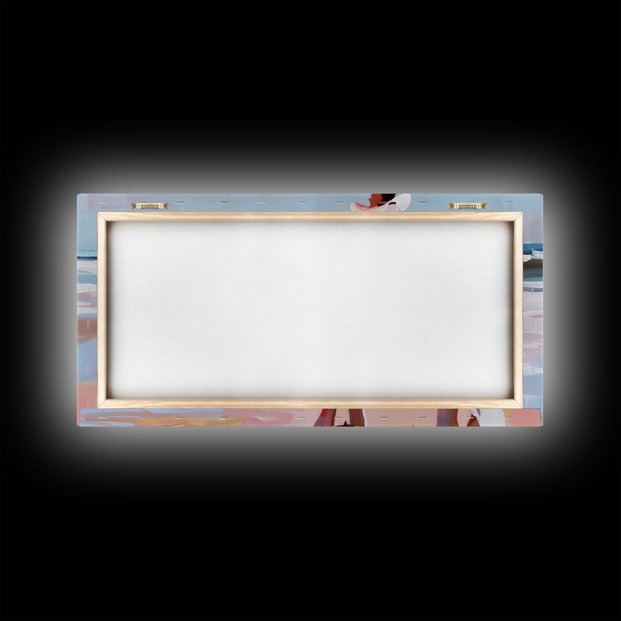 Horseback Riding by the Sea, Calm Framed Canvas Print, Perfect for Coastal Living Room Art, Beach Bedroom Decor, Equestrian Wall Art