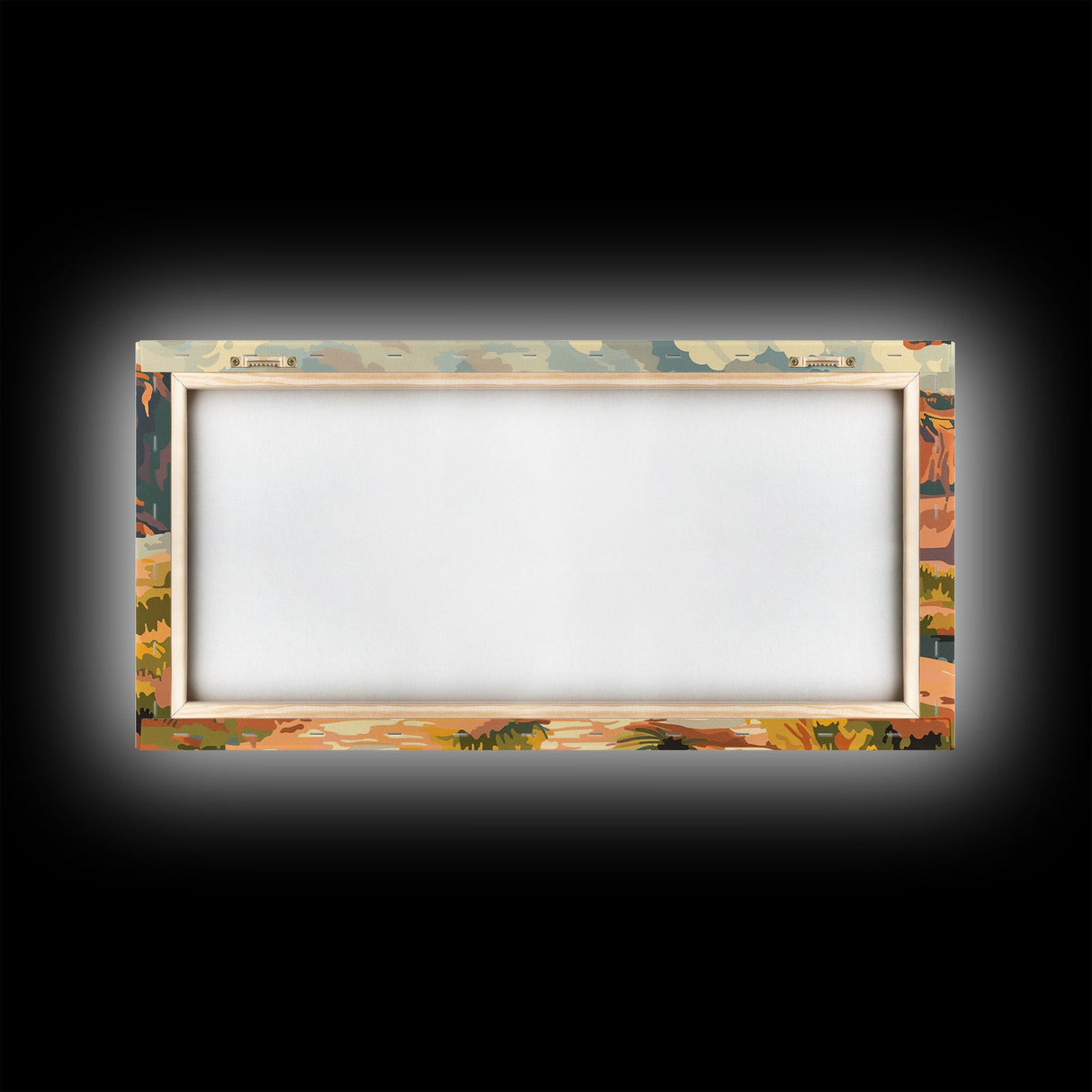 Cowboy in Monument Valley Landscape, Framed Canvas Print for Rustic Living Room Decor, Western Art for Bedroom and Home Decoration