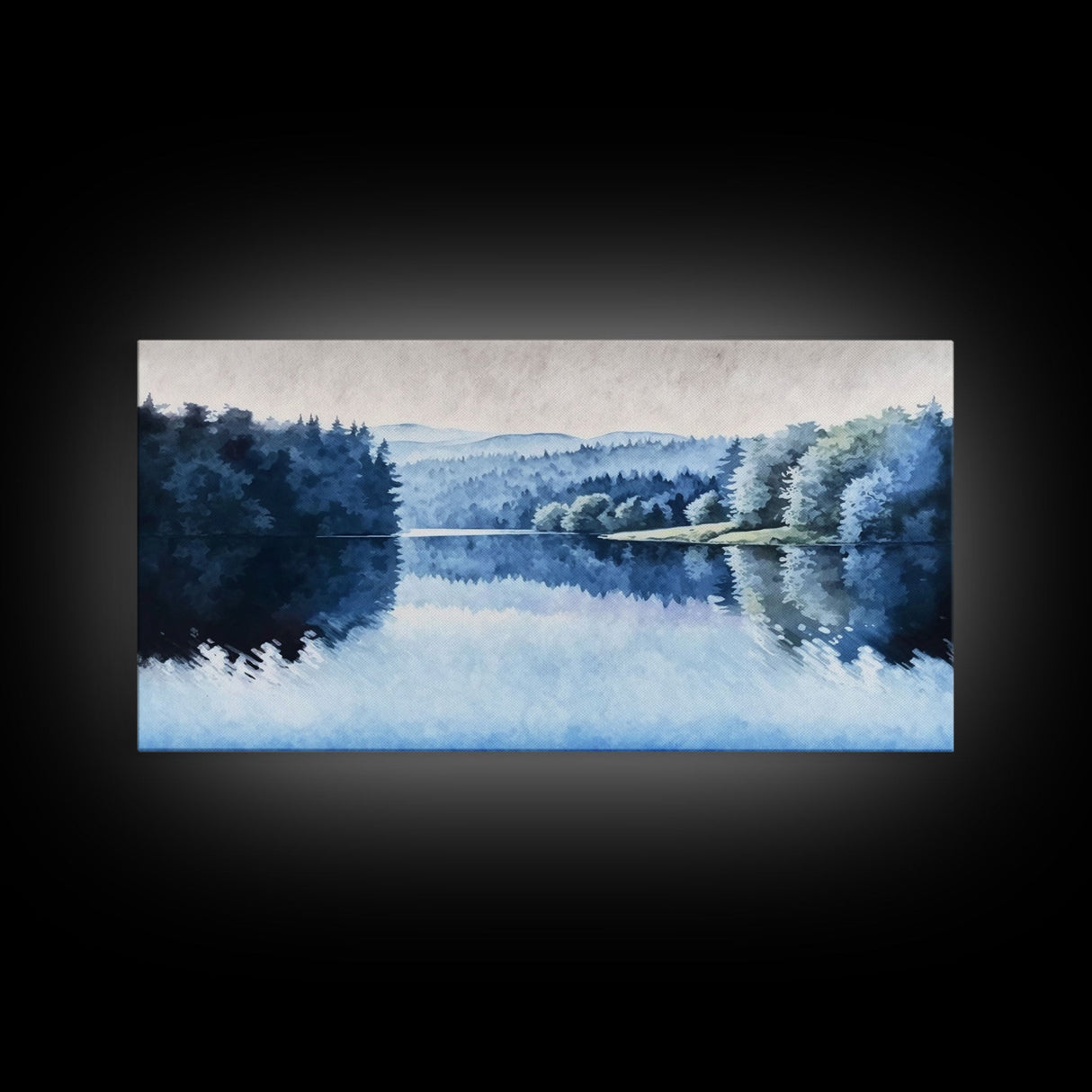 Lake Print, Nature Print, Landscape Print, Framed Wall Art, Lake Painting, Landscape Painting, Framed Print, Lakes of Washington State