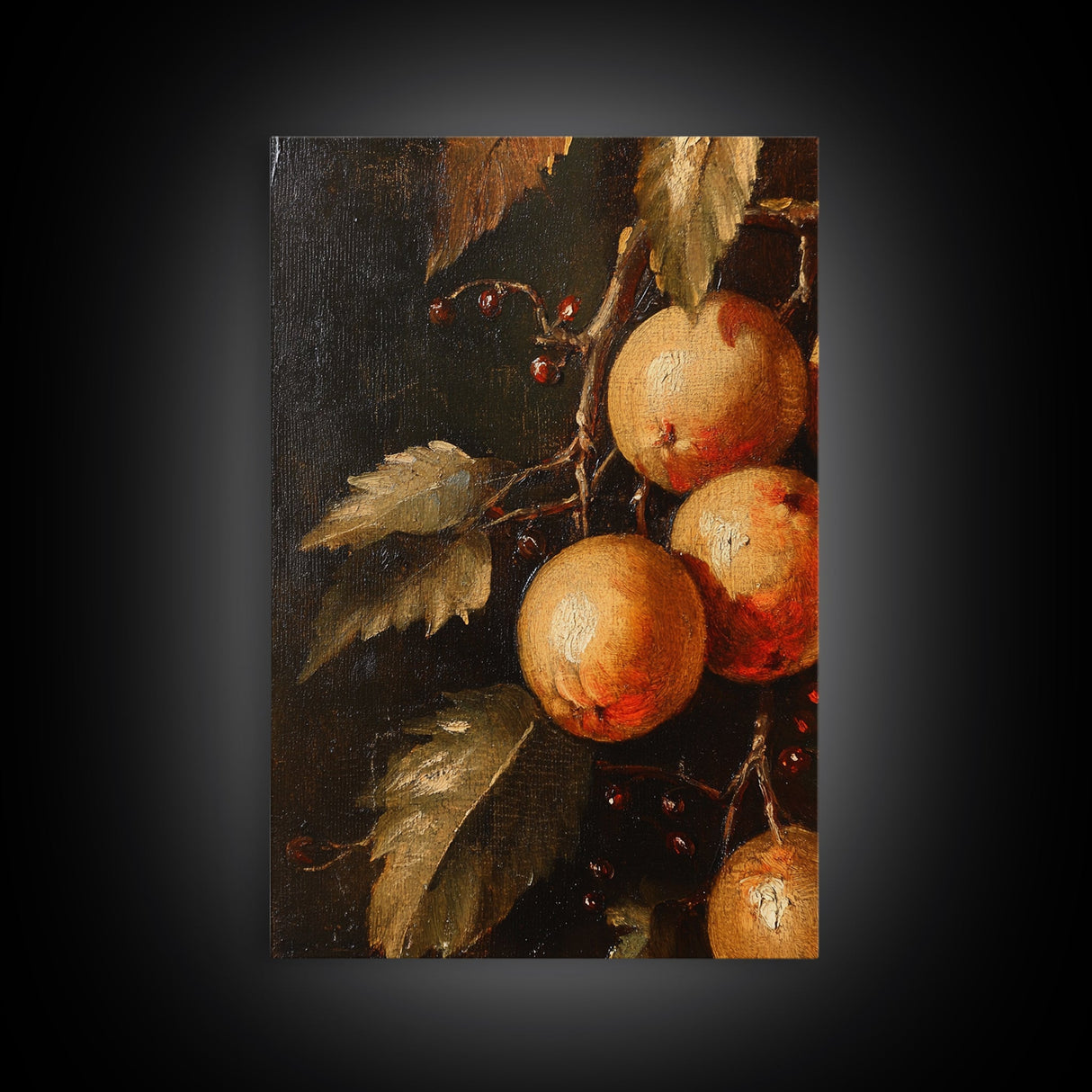 Oil Painting Print Of Oranges, Fruit Still Life, Antique Fruit Still Life Oil Painting Kitchen Decor, Kitchen Wall Art, Kitchen Decoraitons