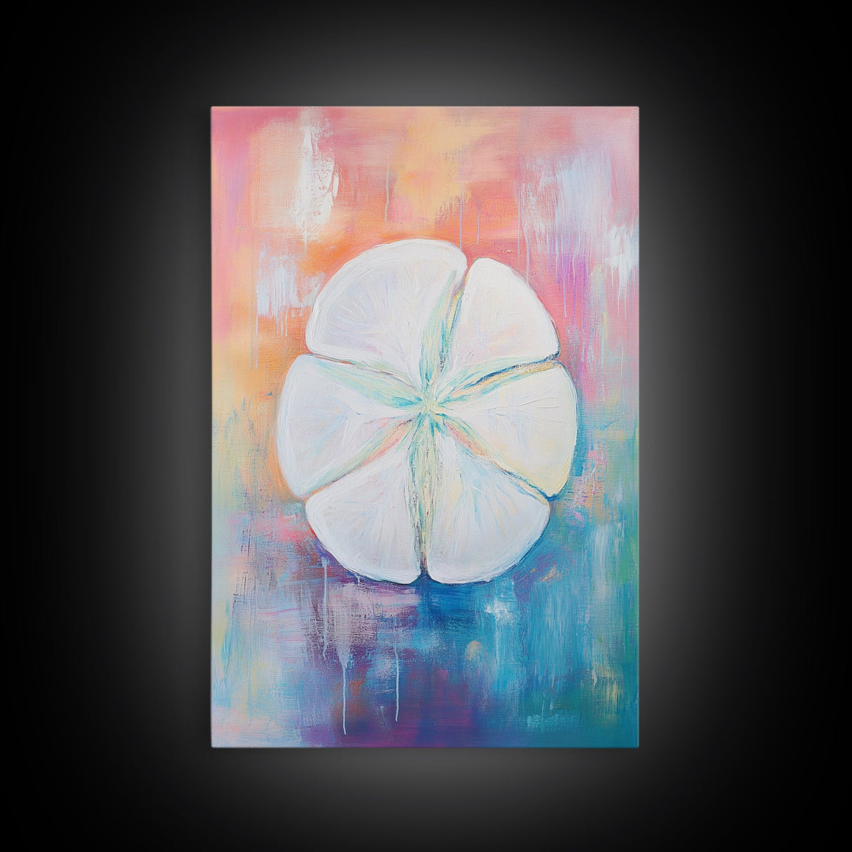 Lemon Art Print, Citrus Kitchen Decor, Coastal Art, Tropical Fruit Painting, Boho Art, Vibrant Wall Art, Canvas Print, Dining Room Decor