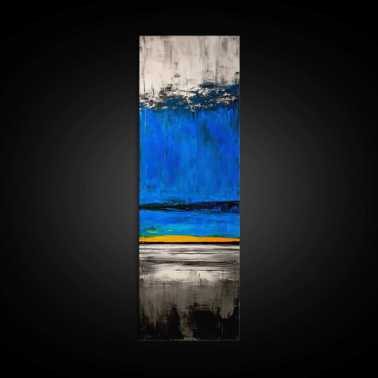 Ocean Horizon, Coastal Art, Blue Wall Decor, Canvas Print, Seascape Painting, Minimalist Art, Large Wall Art, Modern Home Decor