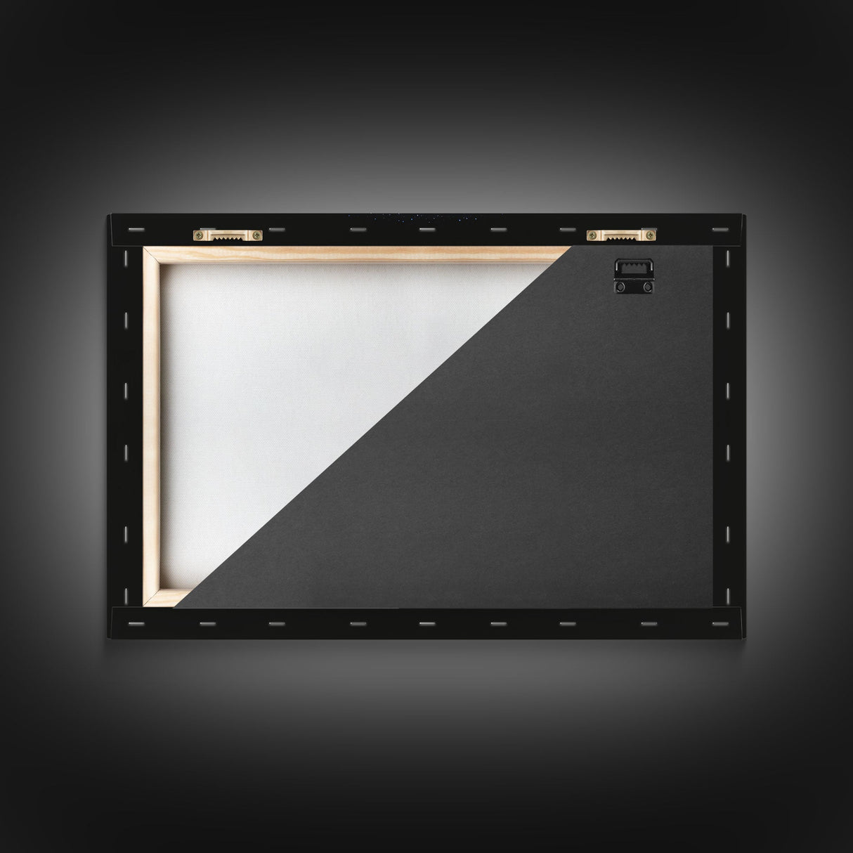 Elephant Art | Framed Canvas Print | Framed Wall Art | Animal Prints | Wildlife Art | Elephant Walks Under A Full Moon | Kid's Room Decor