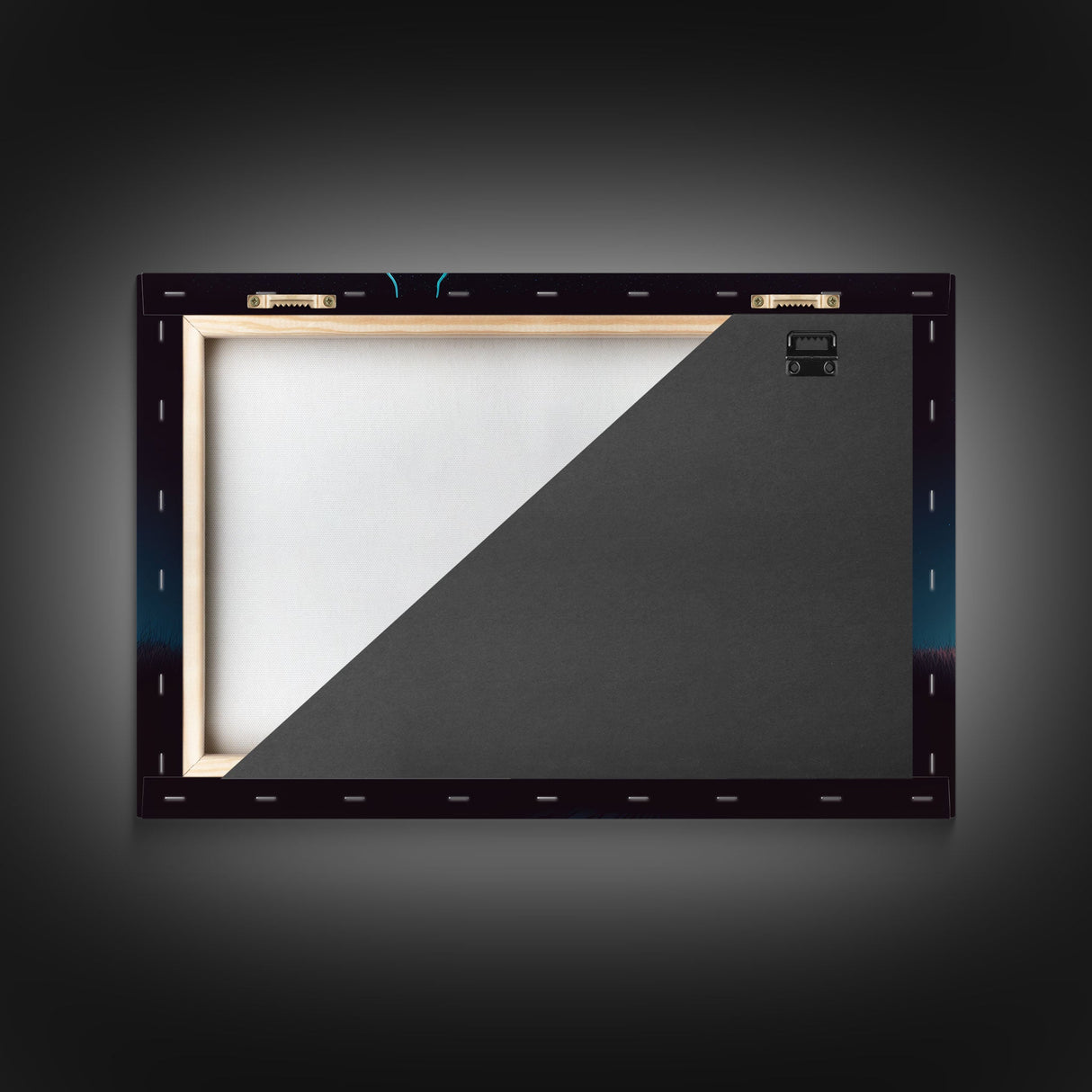 Plains of Africa, Wireframe Impala Deer, Animal Prints, Framed Canvas print, framed wall art