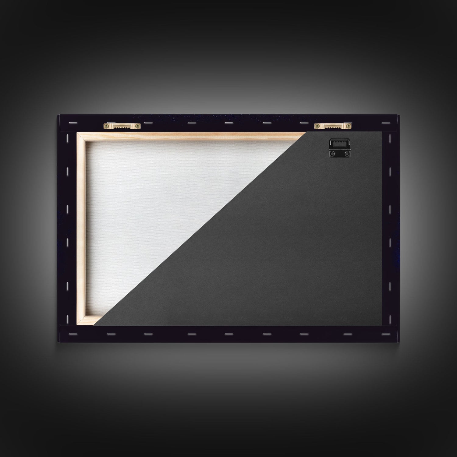 Surreal Giraffe Art, Wildlife Print, Animal Prints, framed canvas print, framed wall art, colorful turquoise night sky