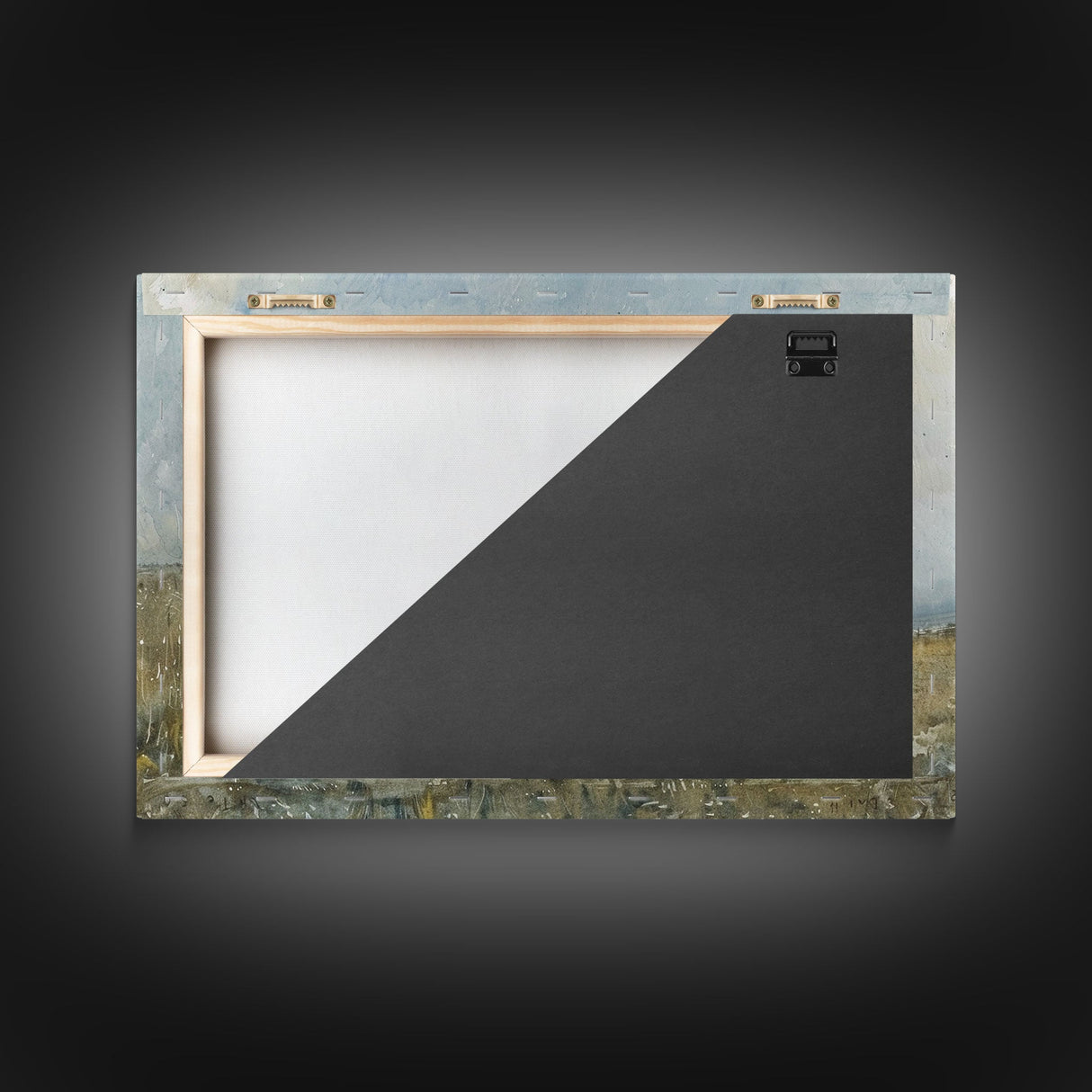 Kitsch Kitchen Farmhouse Decor Framed Canvas Print, Farmhouse Decor, Original Art Of an Old Farmhouse, Western Decor