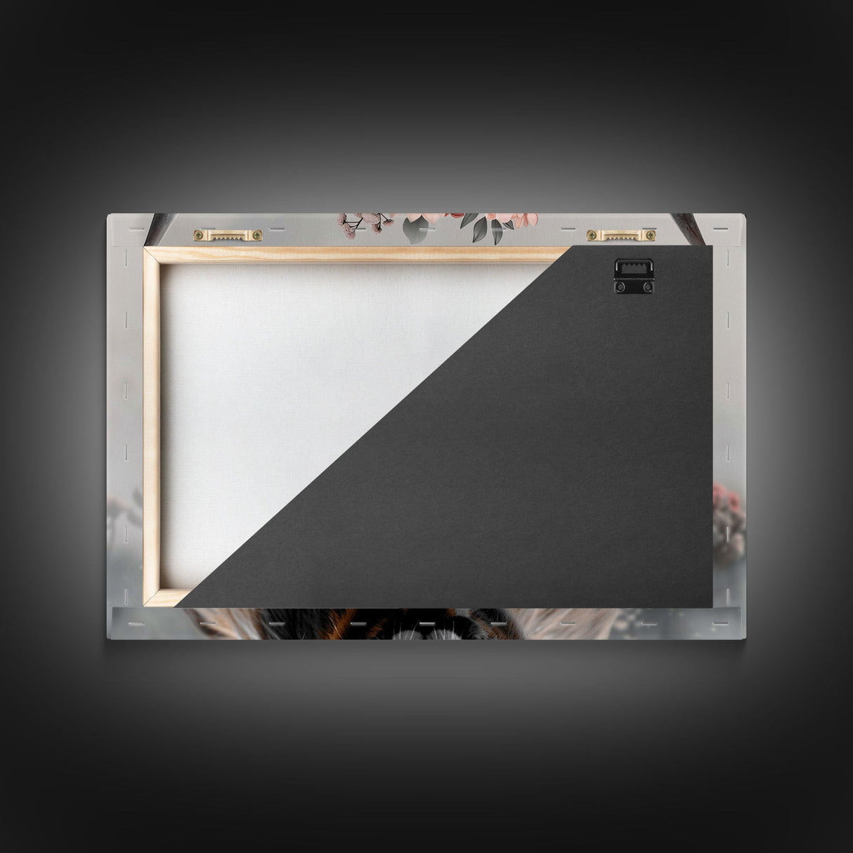 Framed Wall Art Texas Cattle, Wood Framed Canvas Print, Farmhouse Decor, Minimalist Rustic Farmhouse Painting, Vacation Home Decor, Western