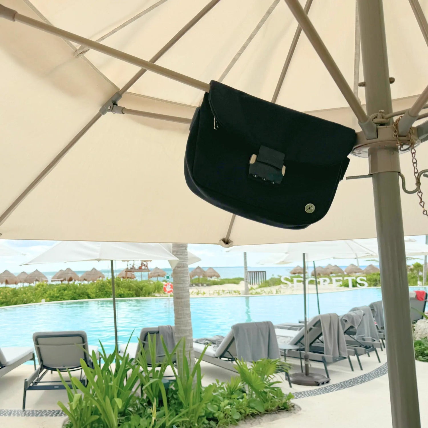 Lockable Crossbody Travel Bag