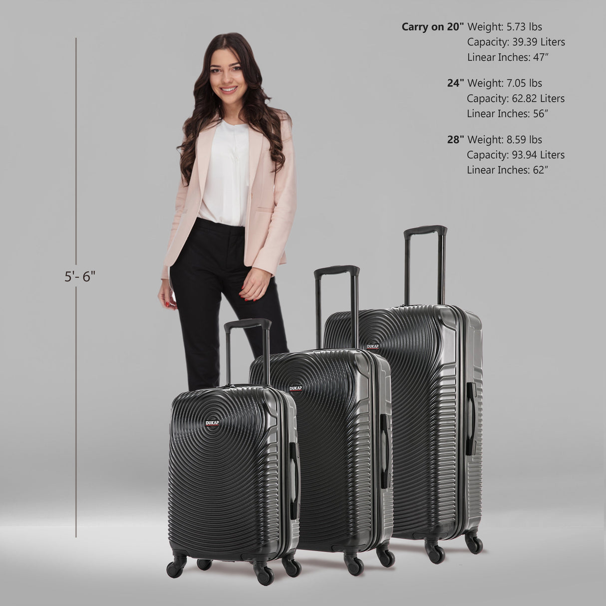 INCEPTION 3 Piece Set 20''/24''/28''