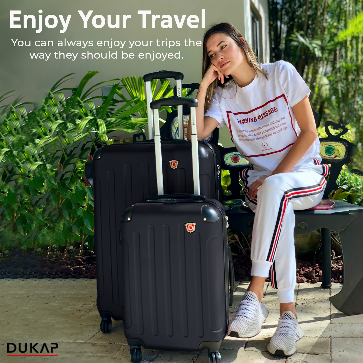 INTELY 2 Piece Set 20''/28'' with Built-in Digital Weight Scale