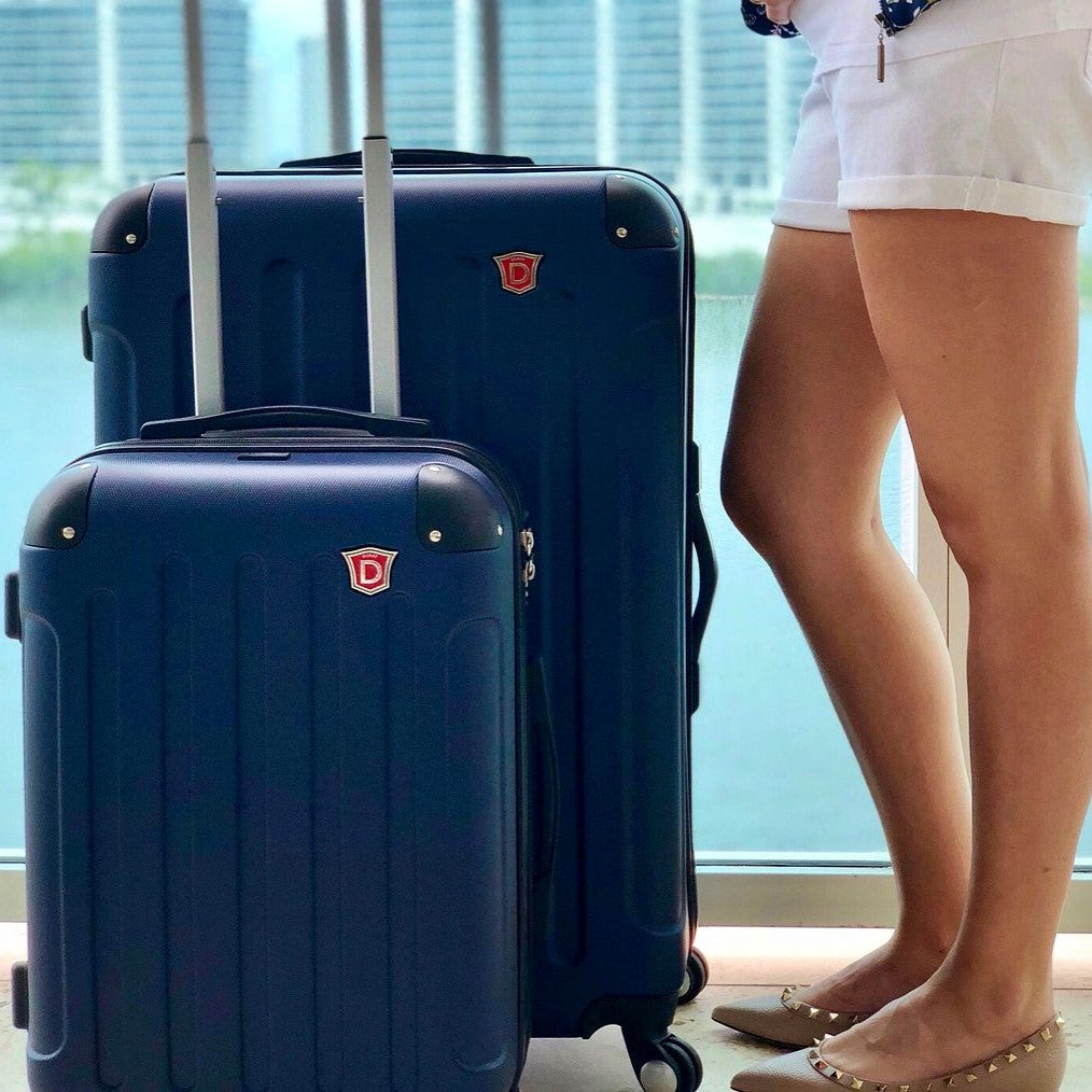 INTELY 2 Piece Set 20''/28'' with Built-in Digital Weight Scale