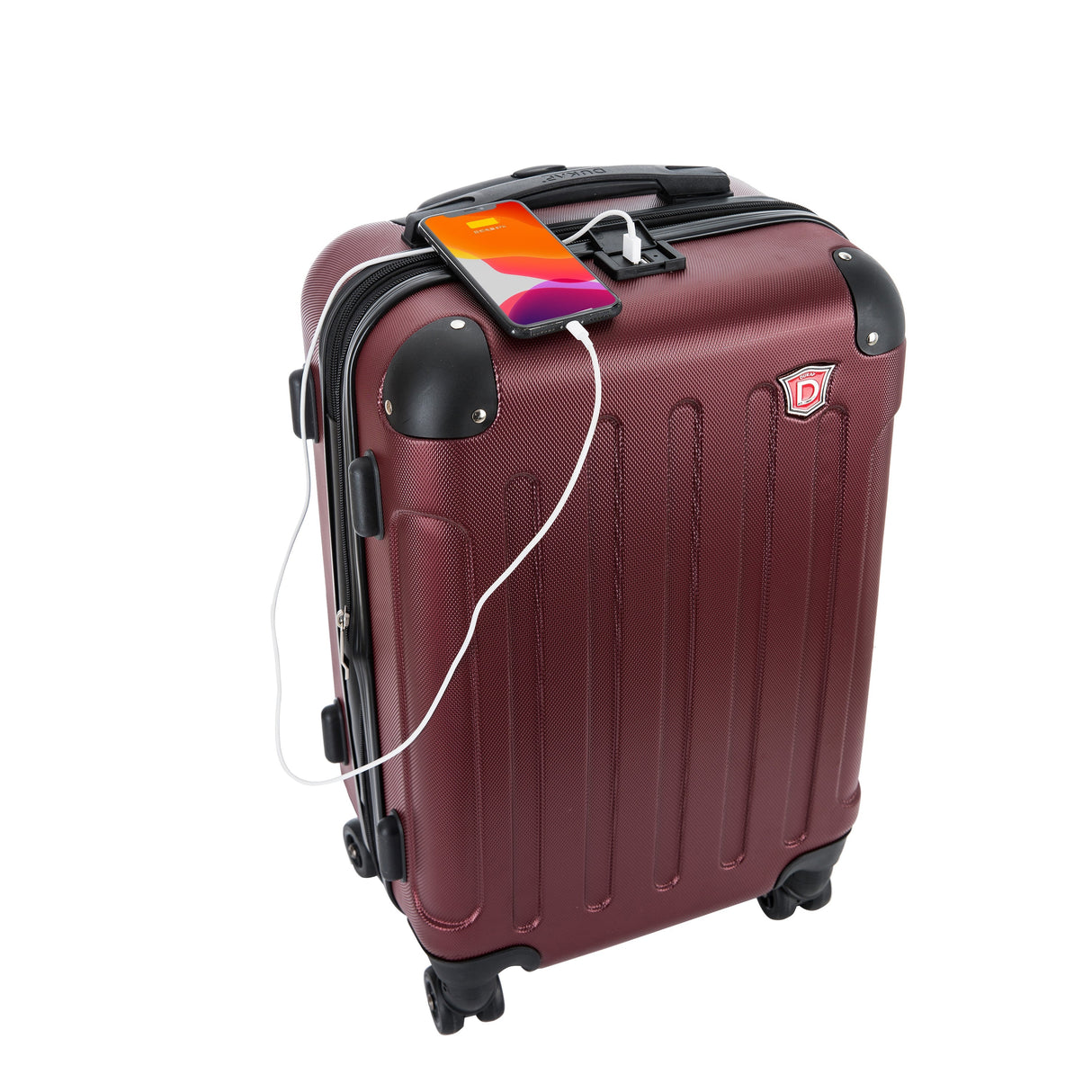 INTELY 2 Piece Set 20''/28'' with Built-in Digital Weight Scale