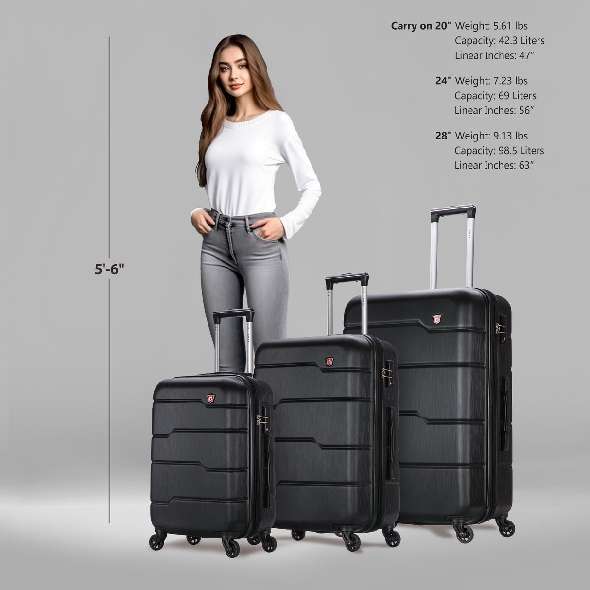 RODEZ 3 Piece Set 20''/24''/28''