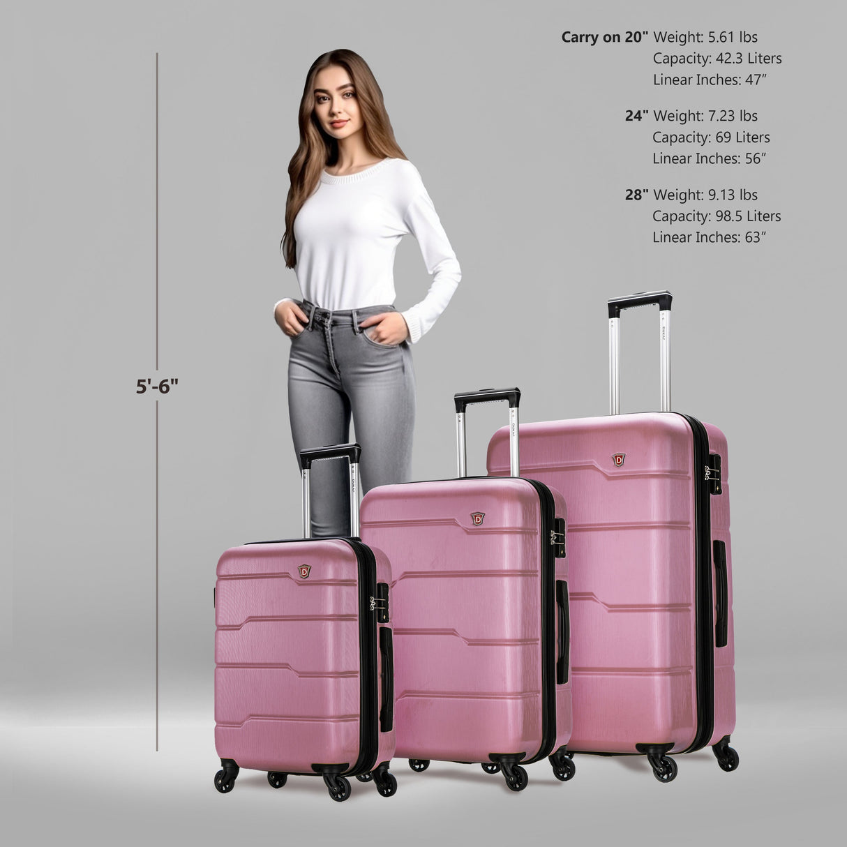 RODEZ 3 Piece Set 20''/24''/28''