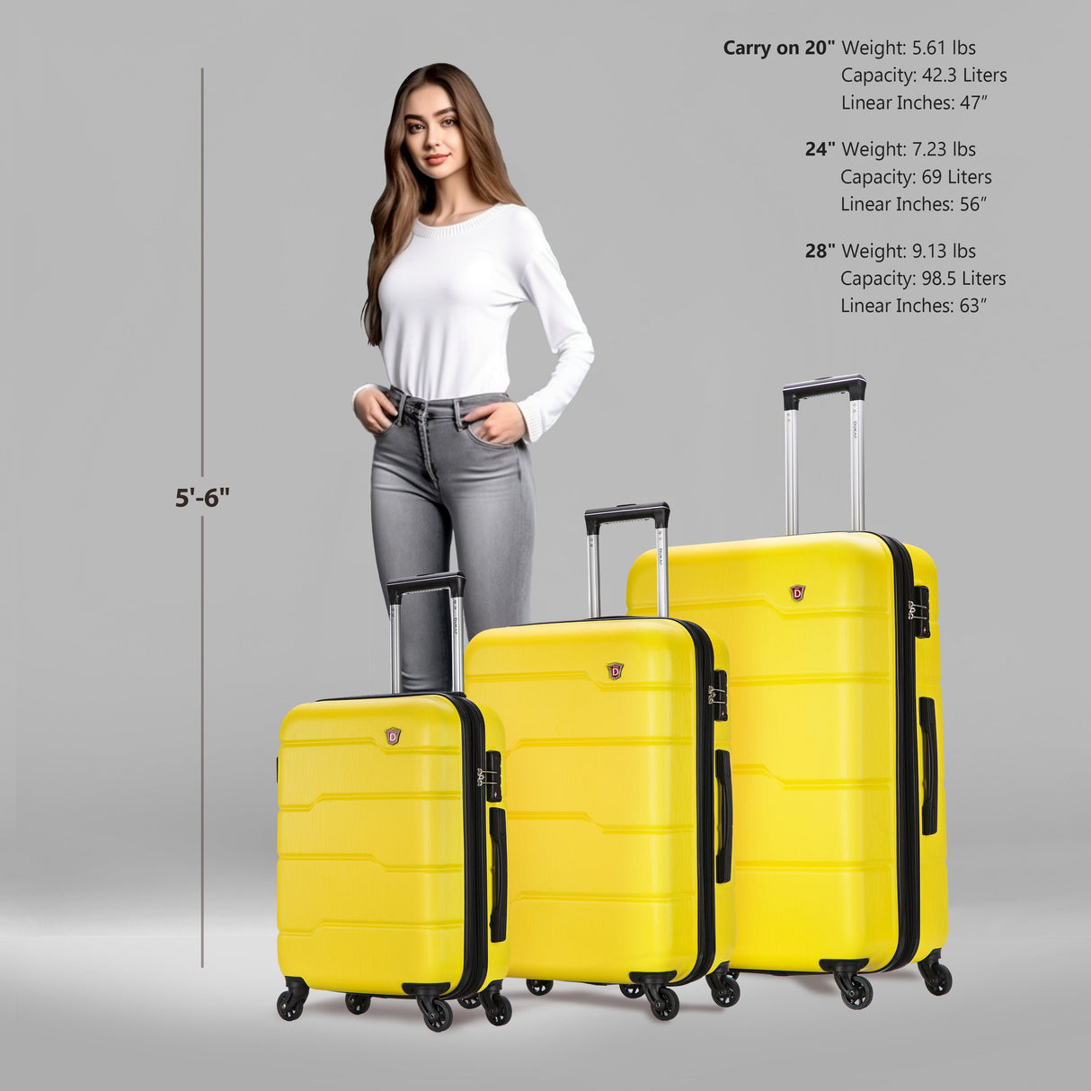 RODEZ 3 Piece Set 20''/24''/28''