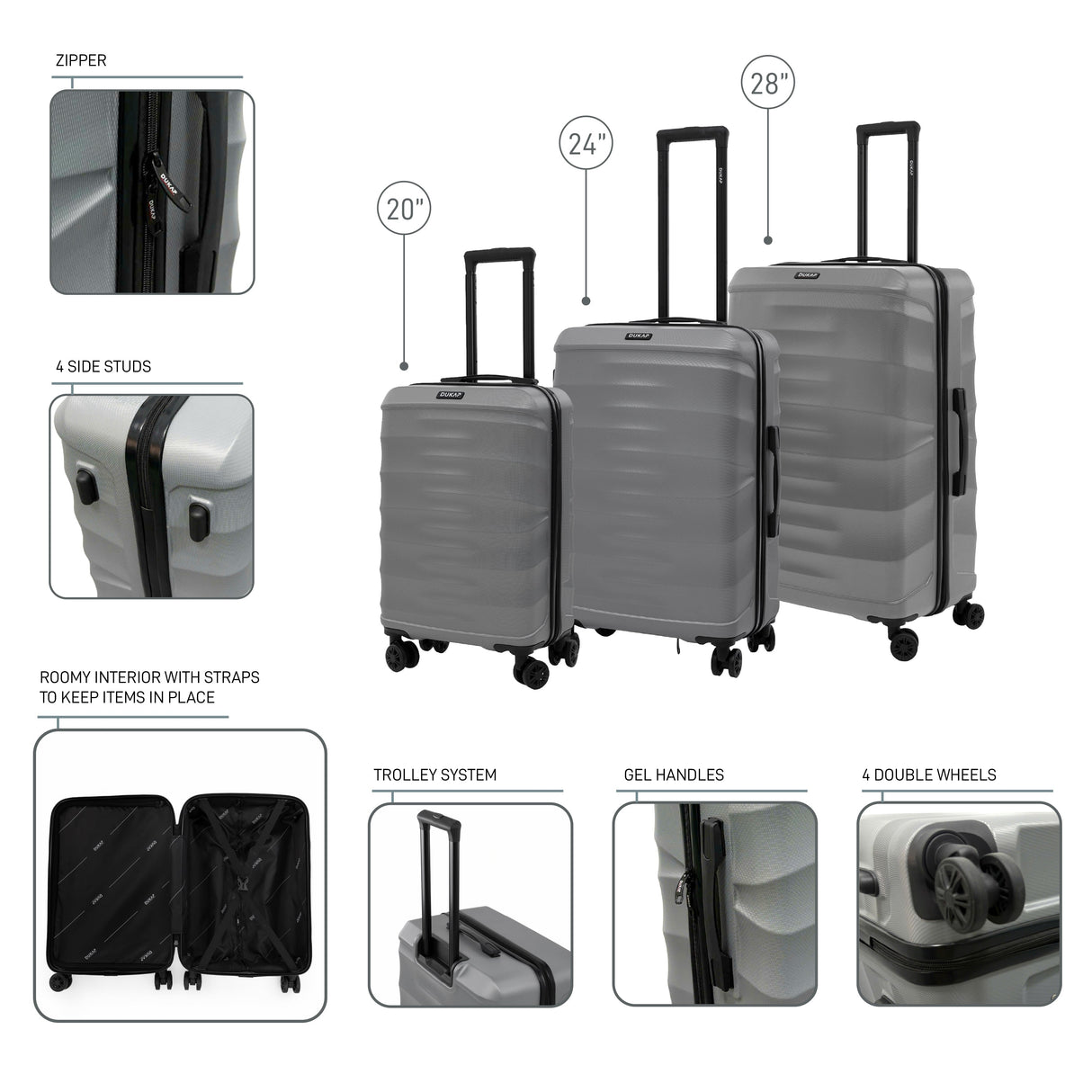 RAV 3 Piece Set 20"/24"/28"