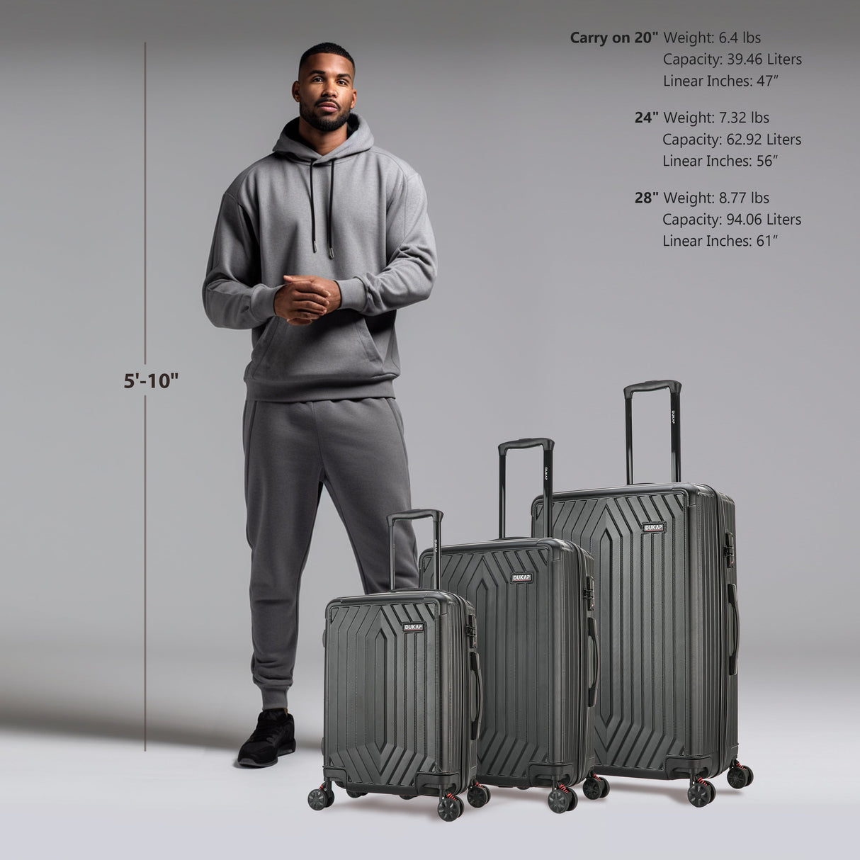 STRATOS 3 Piece Set 20"/24"/28"