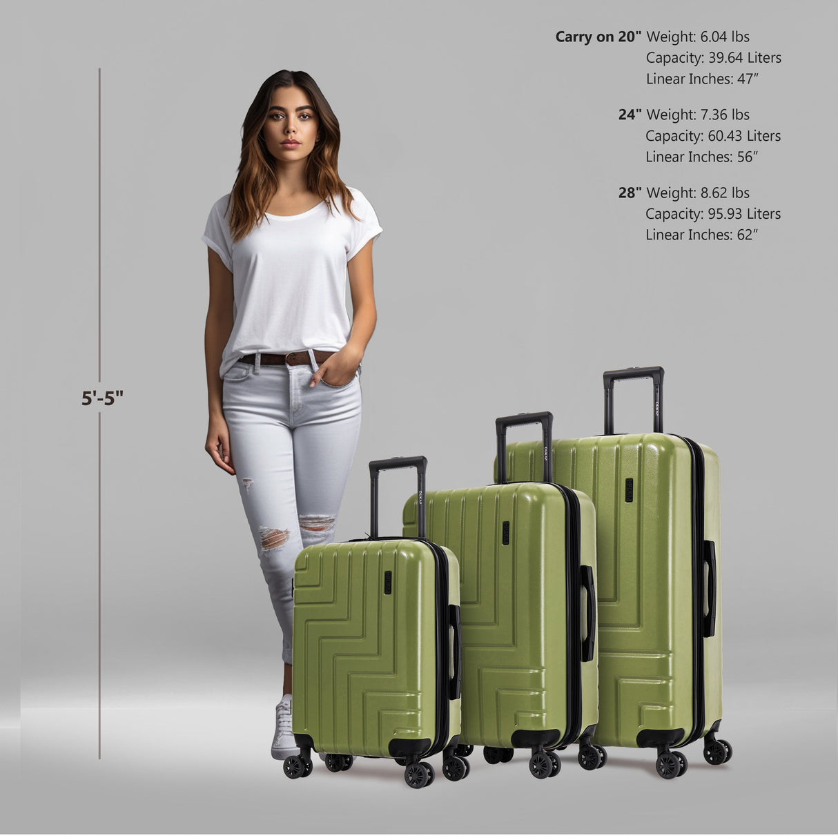 ZAHAV 3 Piece Set 20''/24''/28''