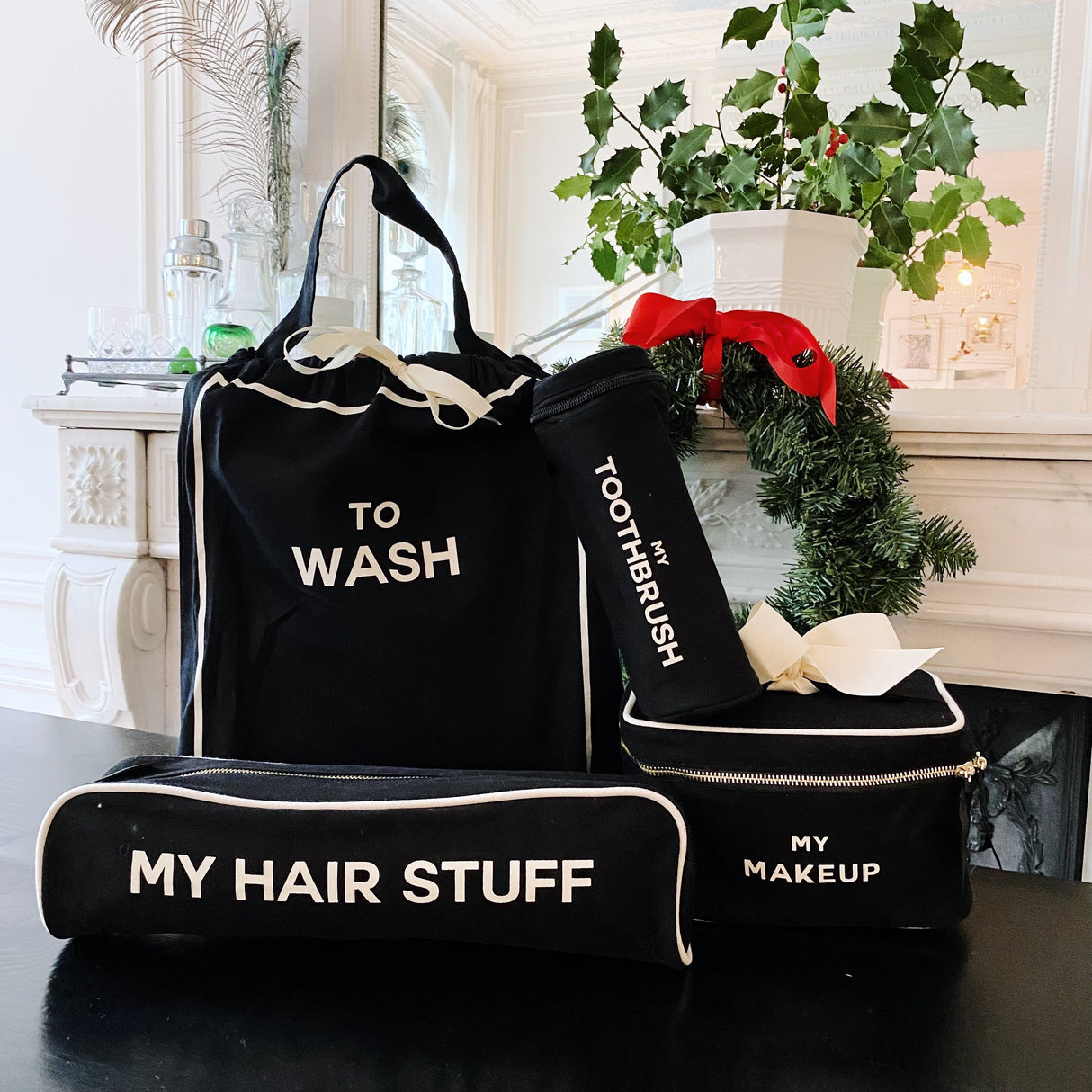 Deal Gift Set, 4-pack Travel & Home, Black