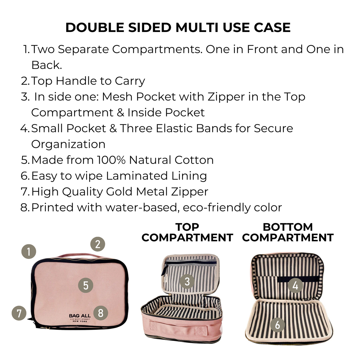Double-Sided Hobby/Multi-Use Case, Pink/Blush