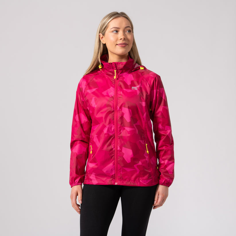 Pink Camo Mac-In-A -Sac Origin II Rain Coat